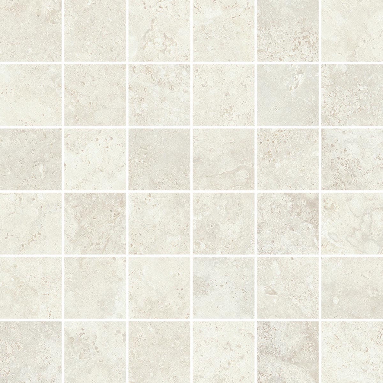 Mosaik Mirage Elysian Travertini in der Farbe Pearly Cross