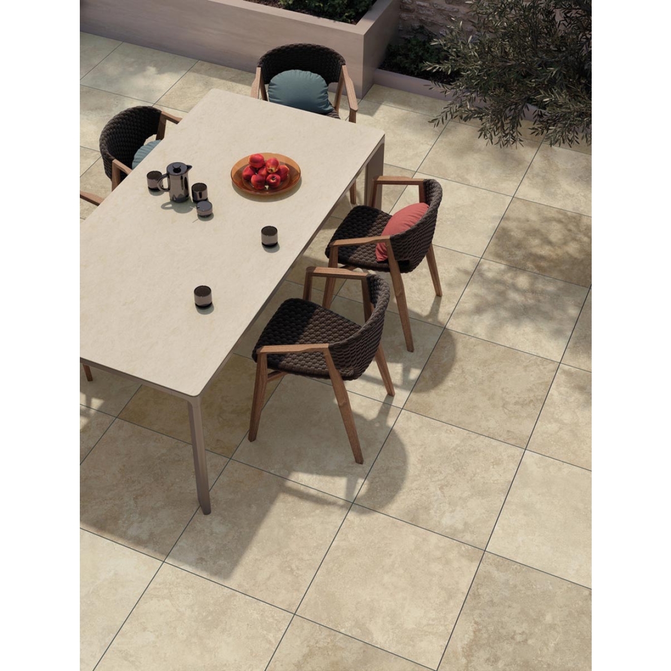 Mirage Elysian Travertini Rustic Cross EY 15 ST Terrassenplatte 60x120 cm