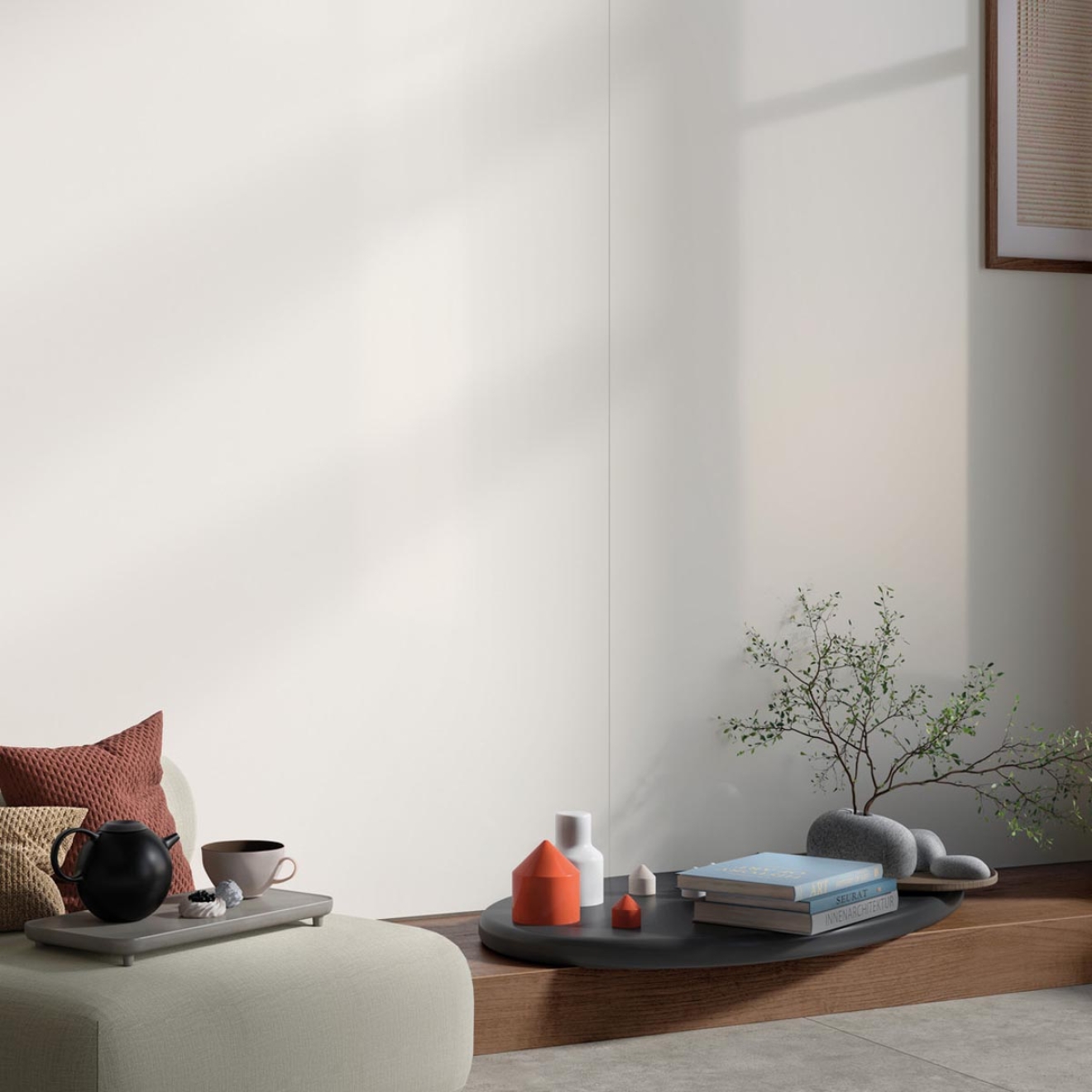 Mirage Jewels Extrawhite Natural Boden- und Wandfliese 120x120 cm