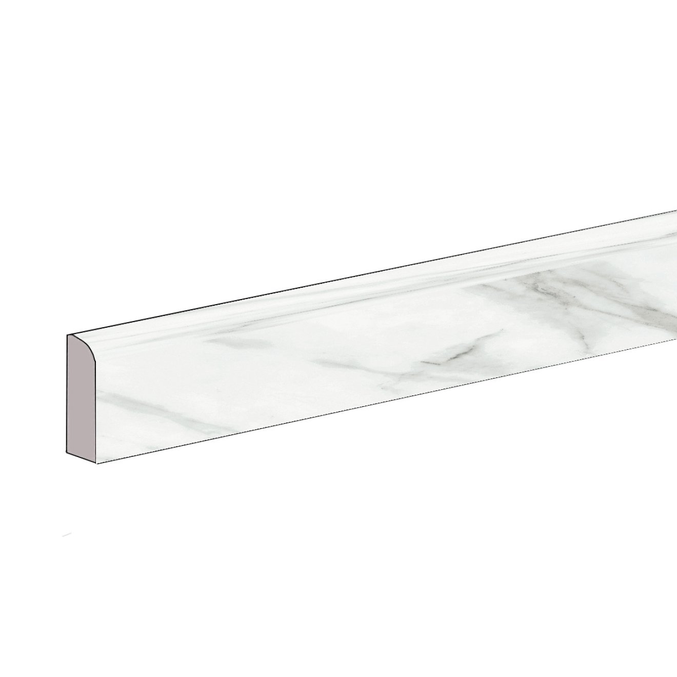 Sockel Mirage Jewels in der Farbe Statuario Venato