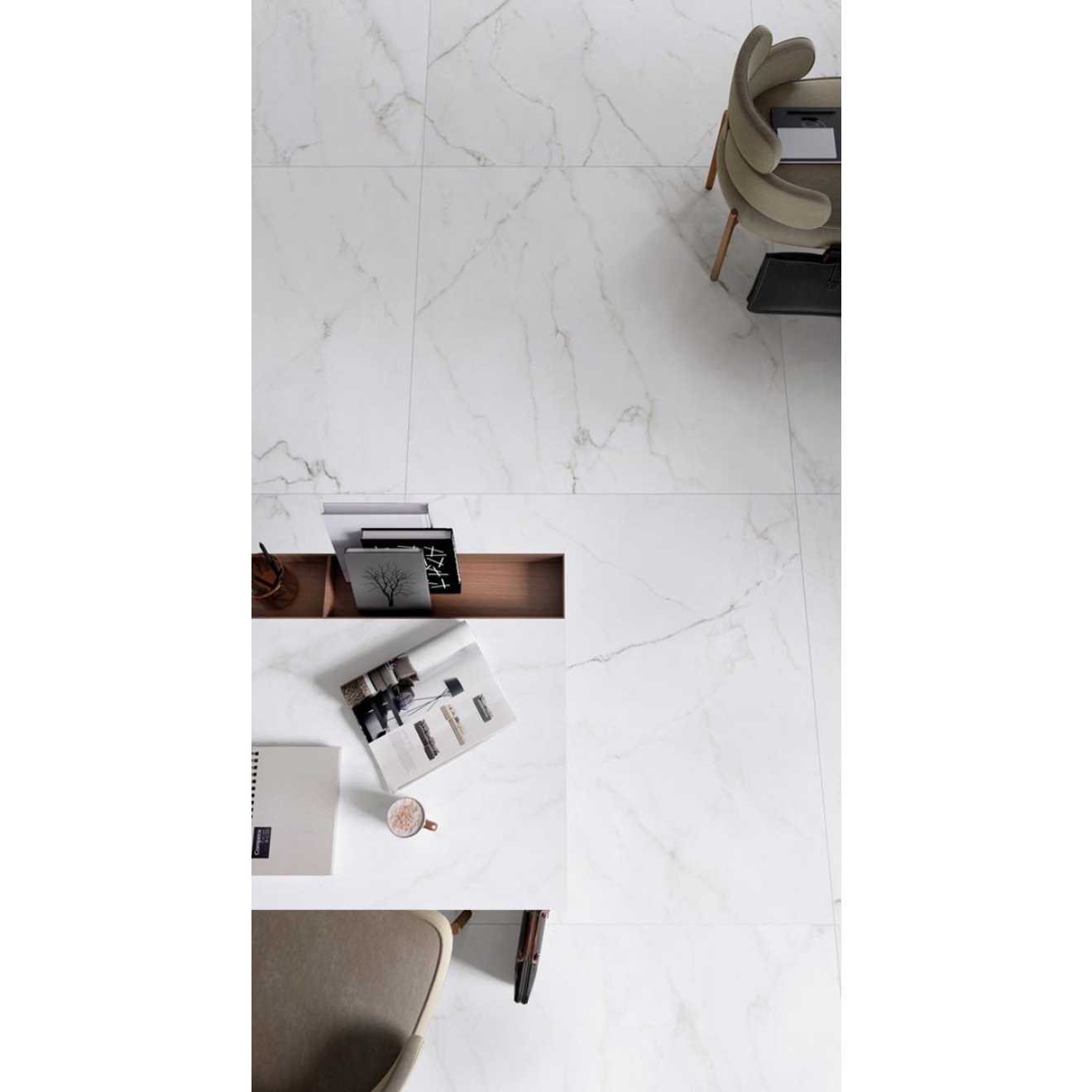 Mirage Jolie Washington Spazzolata Boden- und Wandfliese 120x120 cm