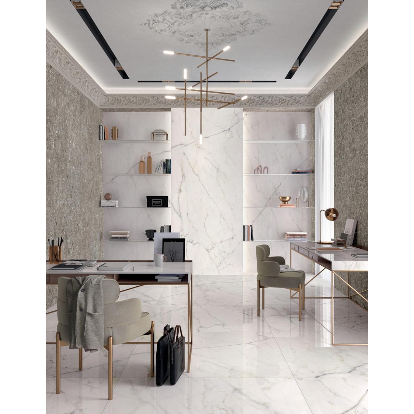 Mirage Jolie Washington Spazzolata Boden- und Wandfliese 120x120 cm