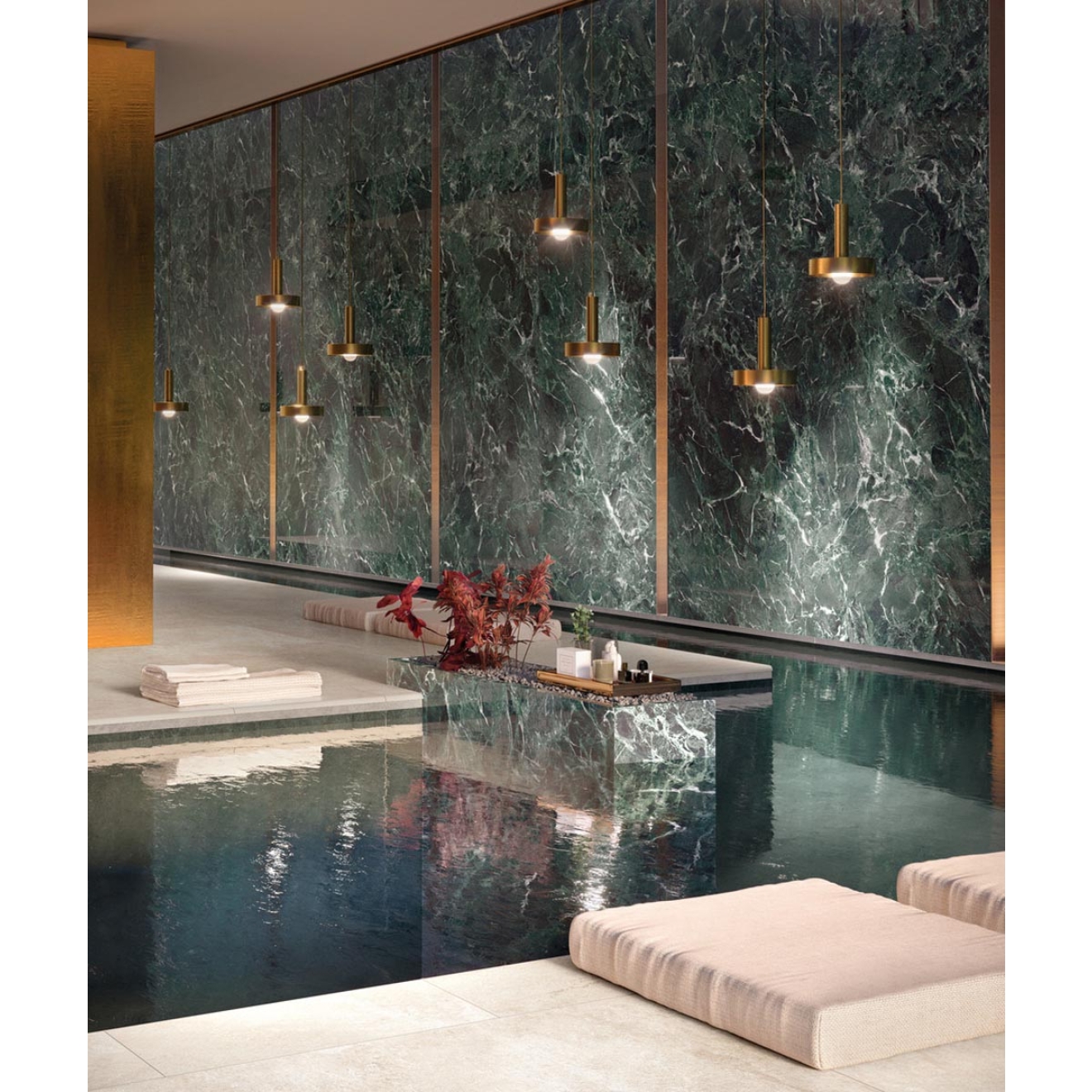 Mirage Jolie Verde Alpi Glossy Boden- und Wandfliese 60x120 cm