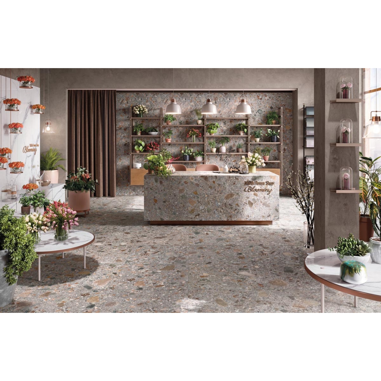 Mirage Norr Grus Strukturiert Terrassenplatte 80x80 cm