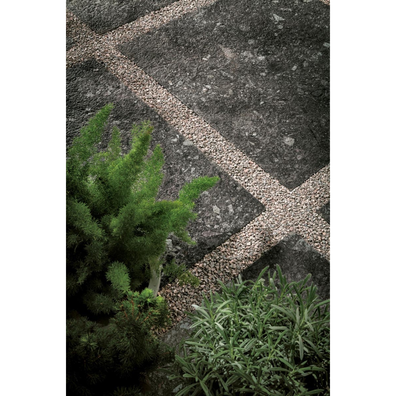 Mirage Norr Svart Strukturiert Terrassenplatte 60x60 cm