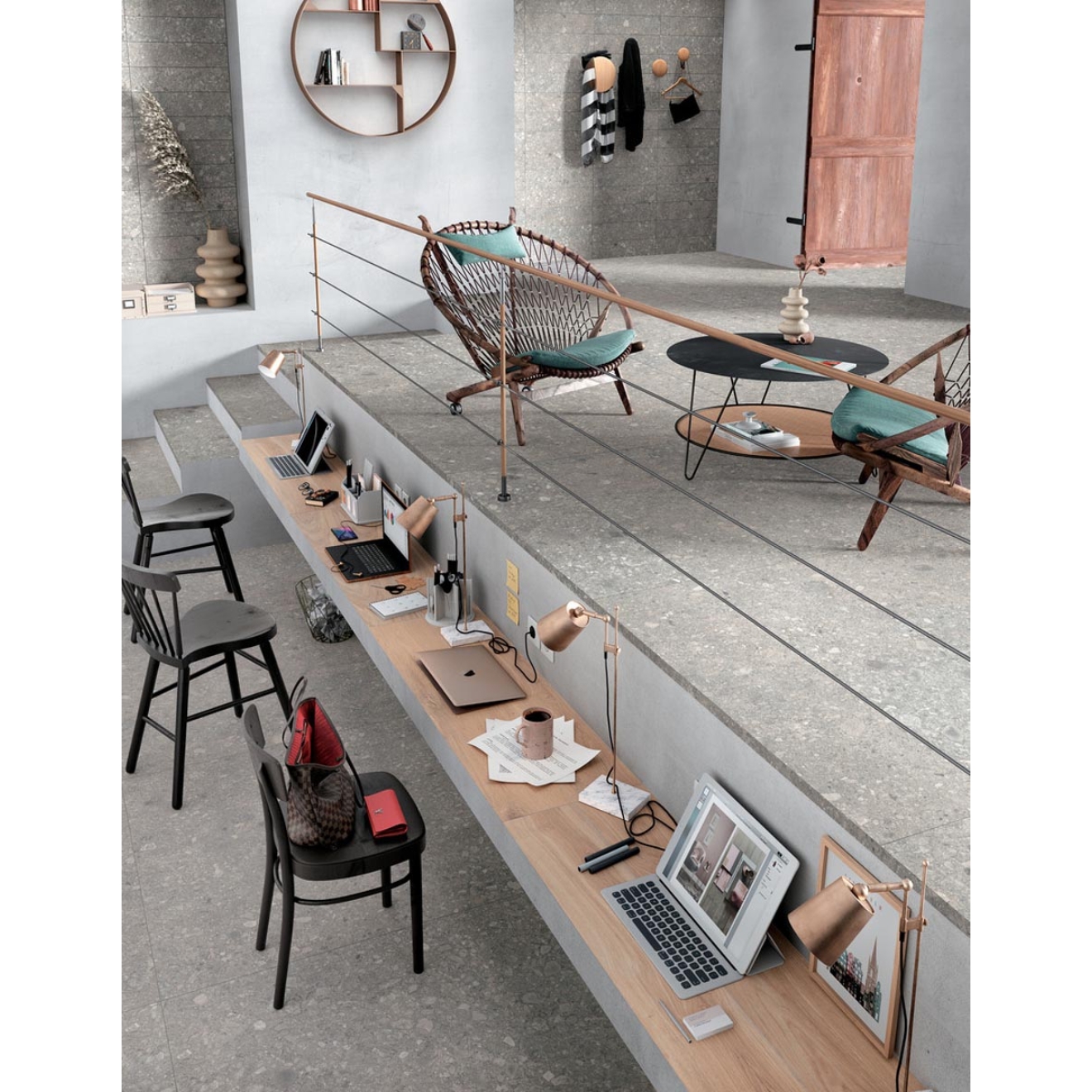 Mirage Norr Vit Natural Boden- und Wandfliese 120x120 cm