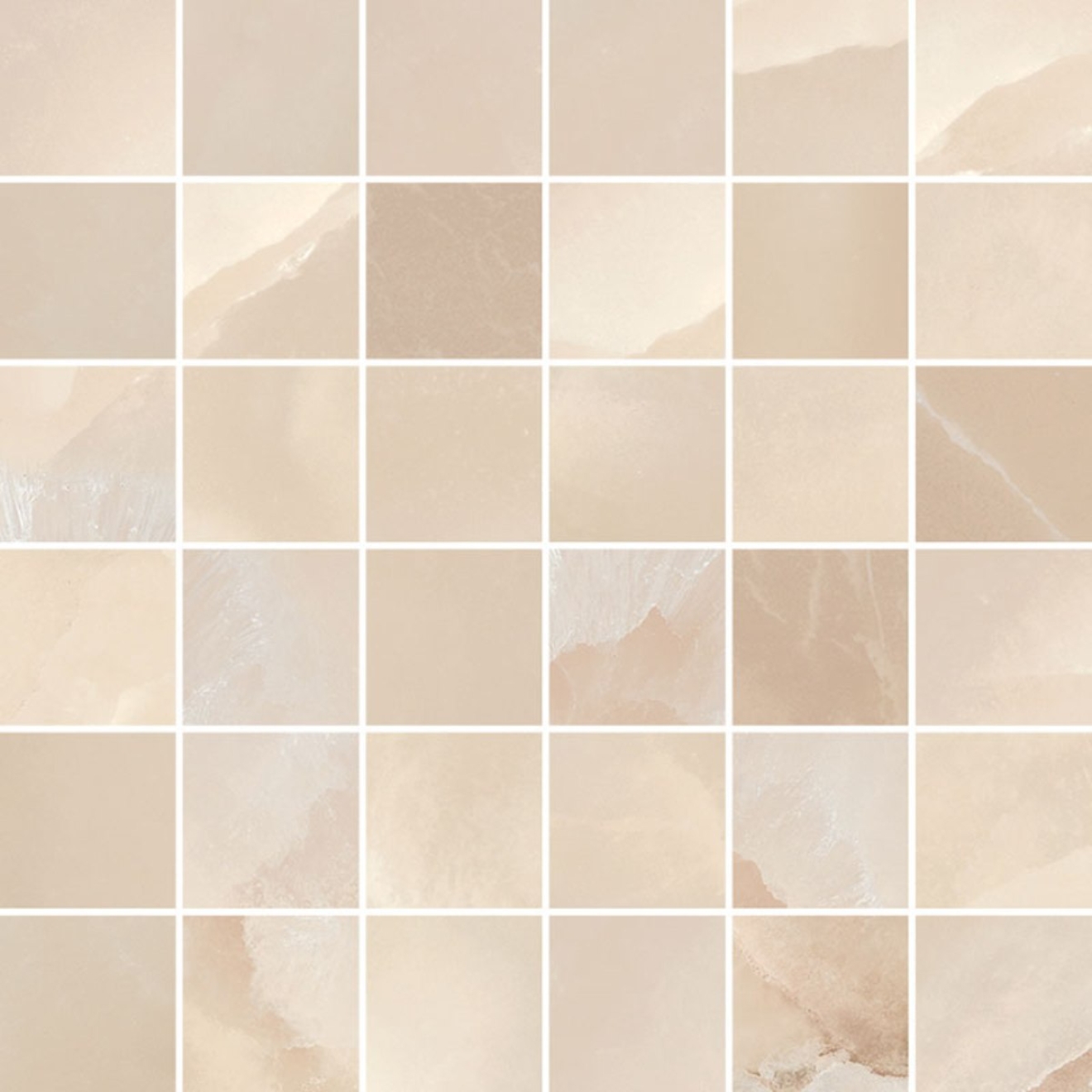 Mosaik Mirage Onyce in der Farbe Champagne