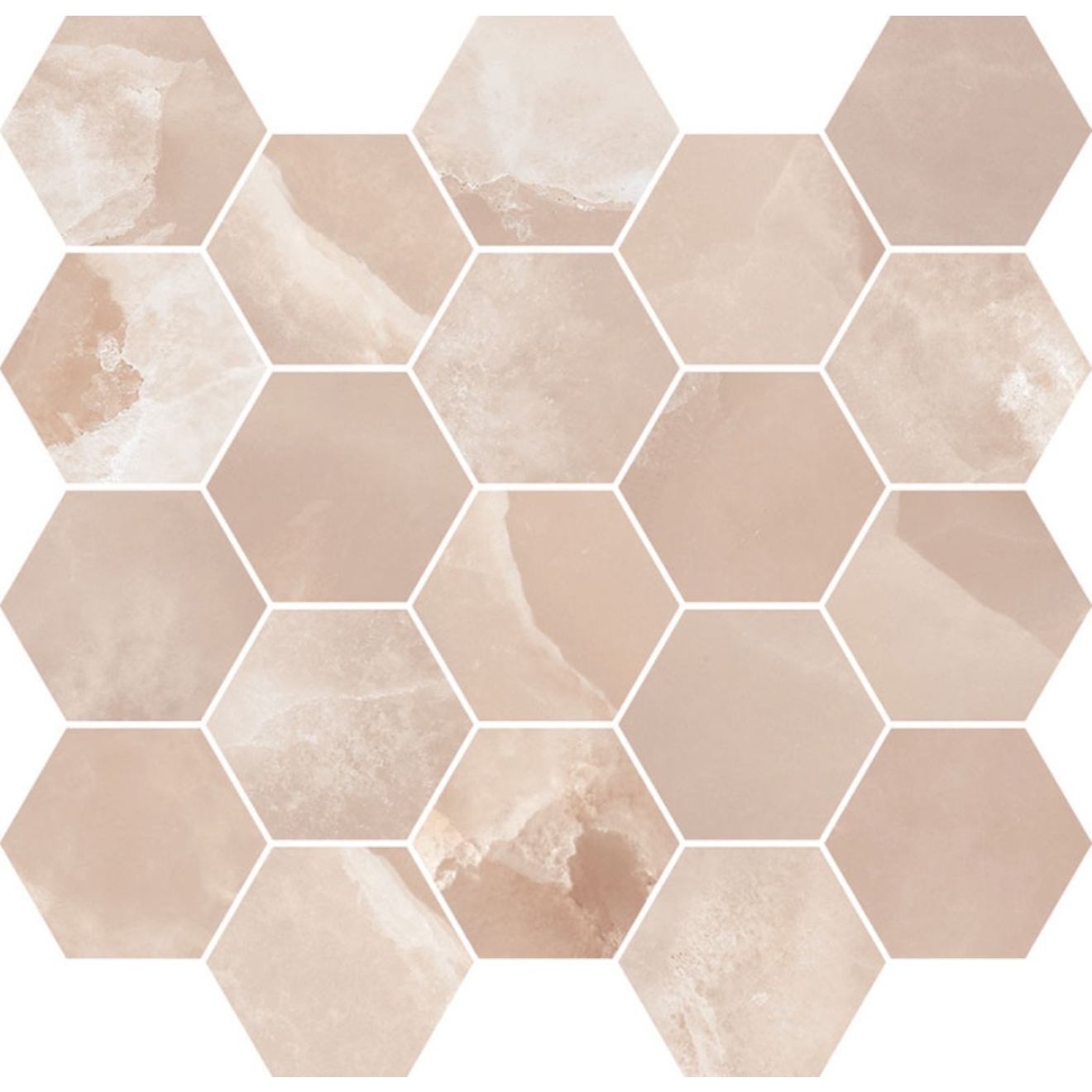 Mosaik Mirage Onyce in der Farbe Rose