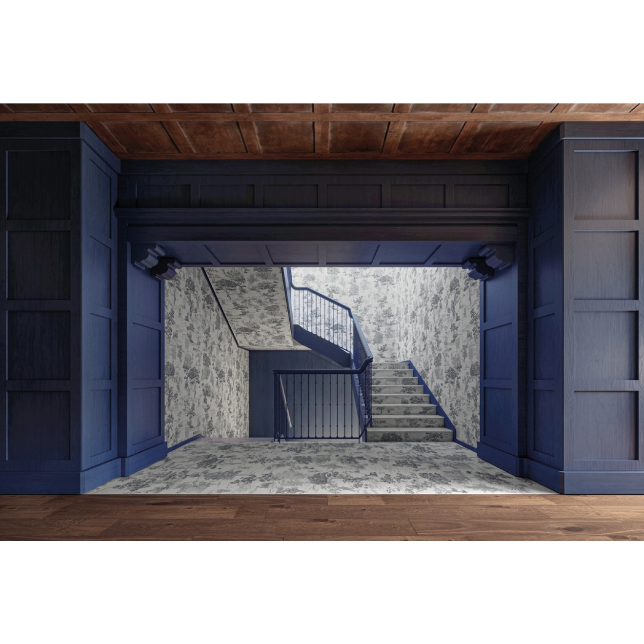 Mirage Papier Mix Maison Blue Dekor 60x120 cm