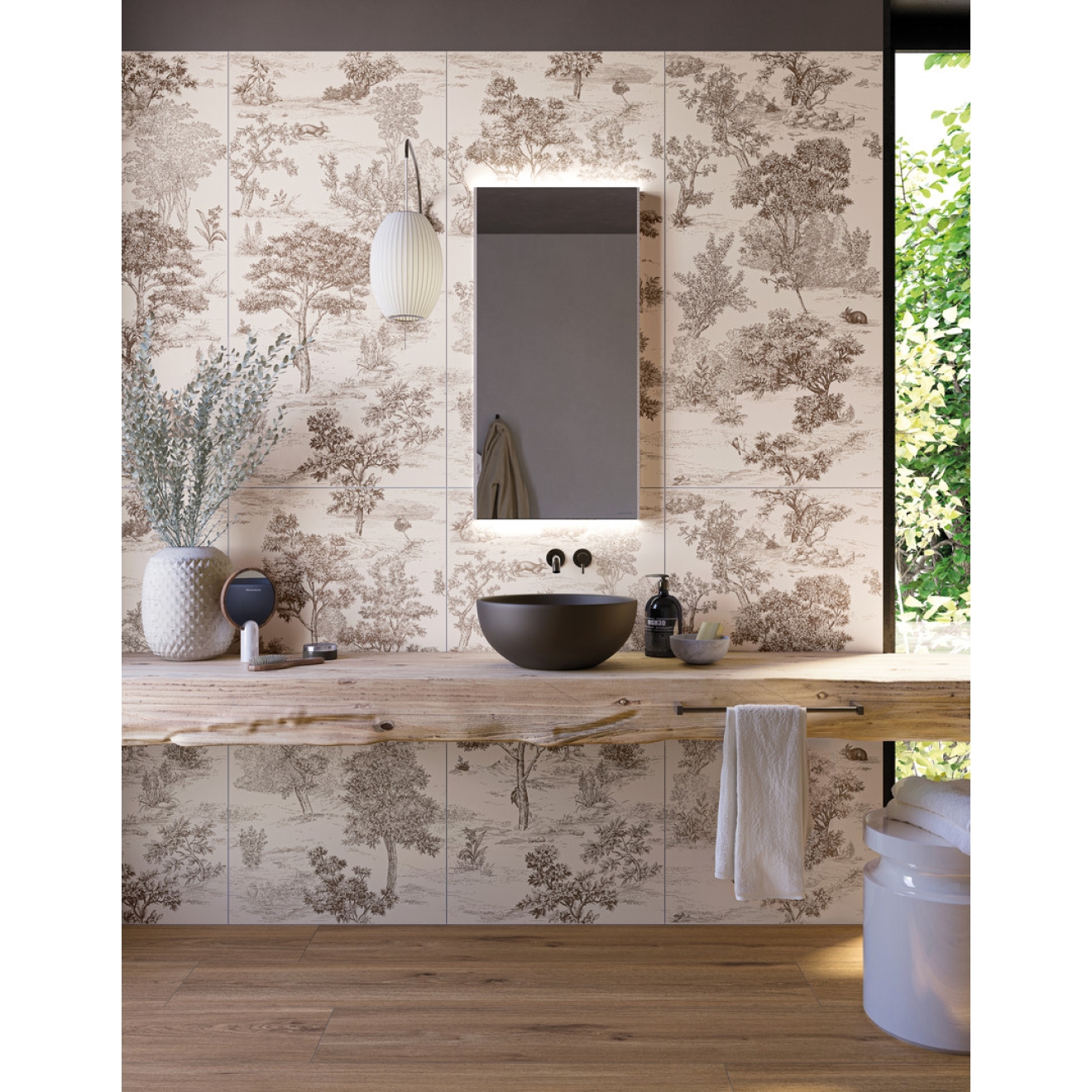 Mirage Papier Mix Maison Purple Dekor 60x120 cm