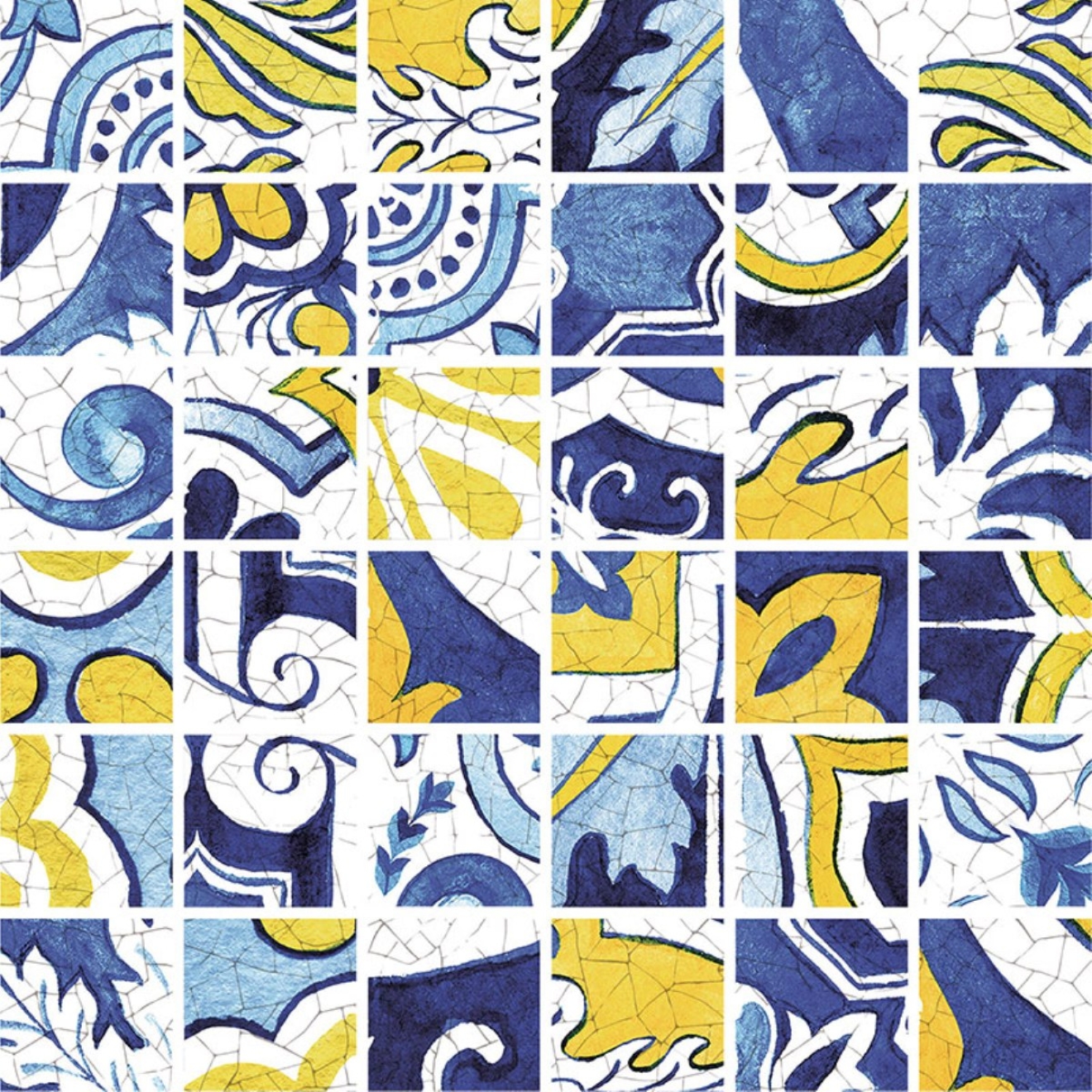 Mosaik Mirage ReConcrete in der Farbe Amalfi