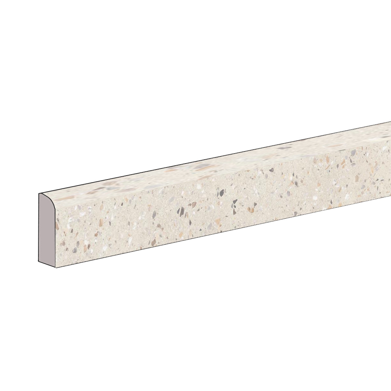 Sockel Mirage ReConcrete in der Farbe Terrazzo Rice