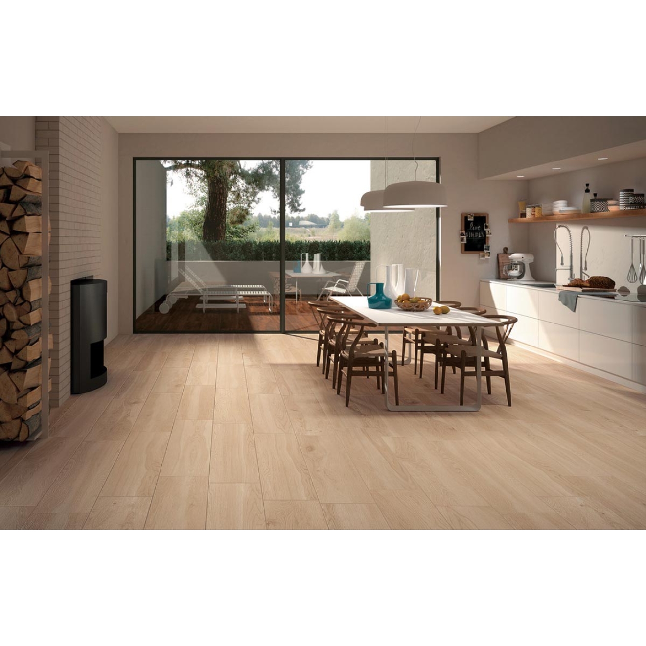 Mirage Signature Alpine Natural Boden- und Wandfliese 20x120 cm