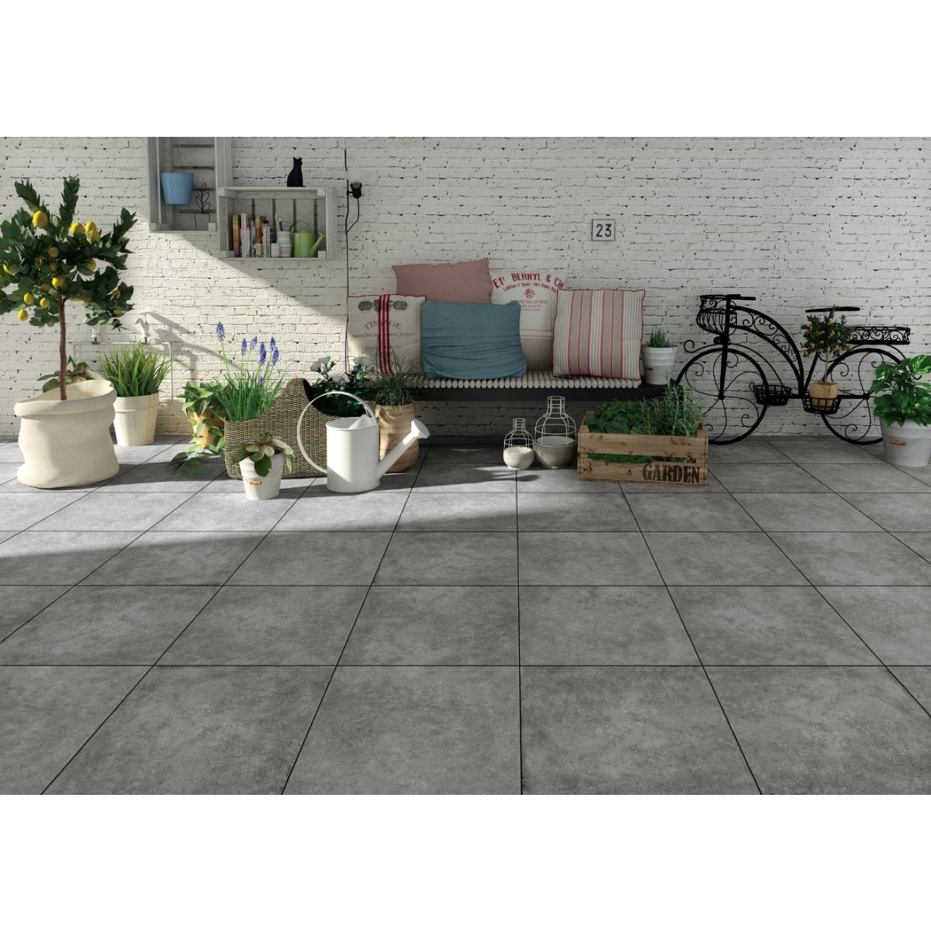 Mirage Twenty Cloud TW 02 ST Terrassenplatte 60x60 cm