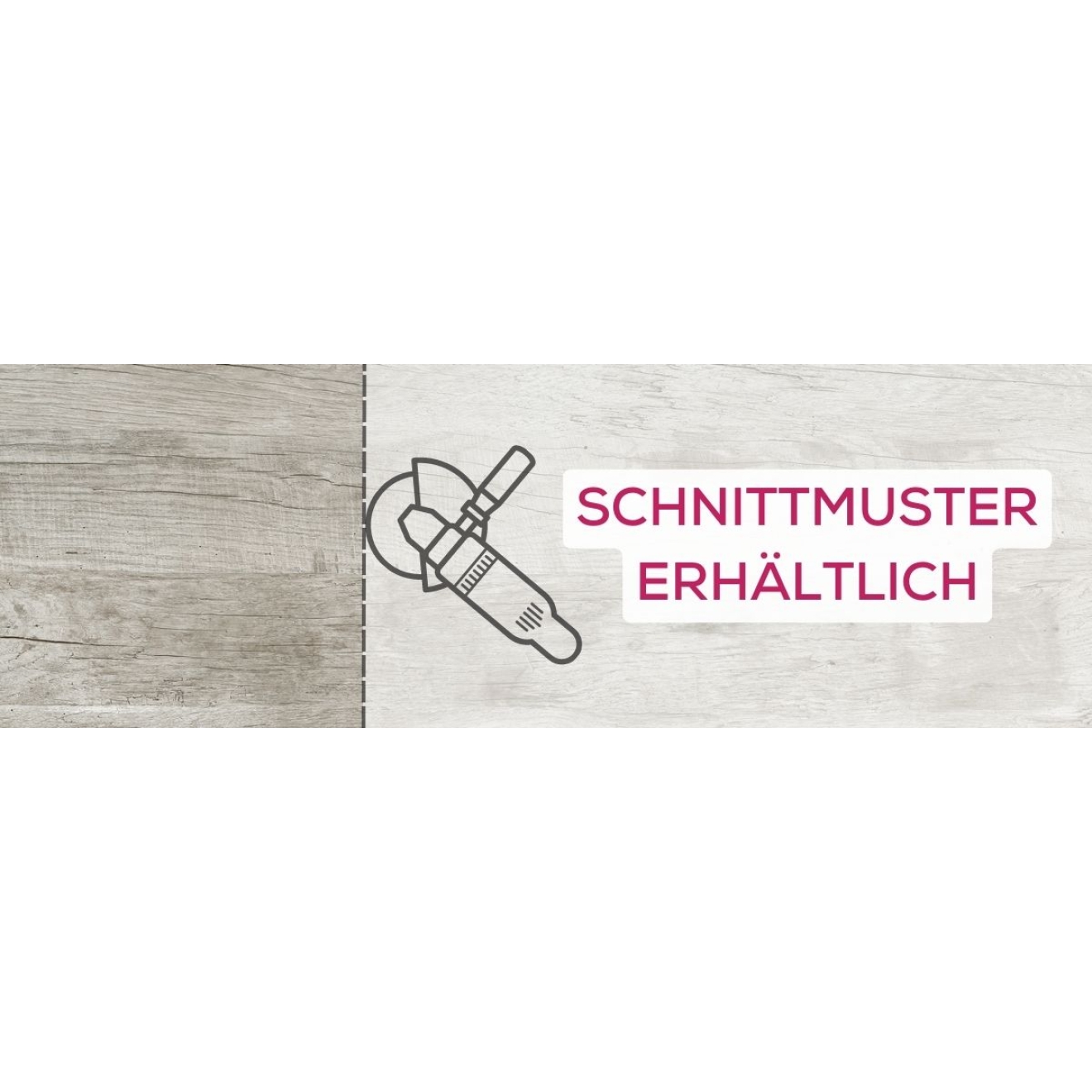 PrimeCollection Finn Eiche Terrassenplatte Ash 40x120 cm