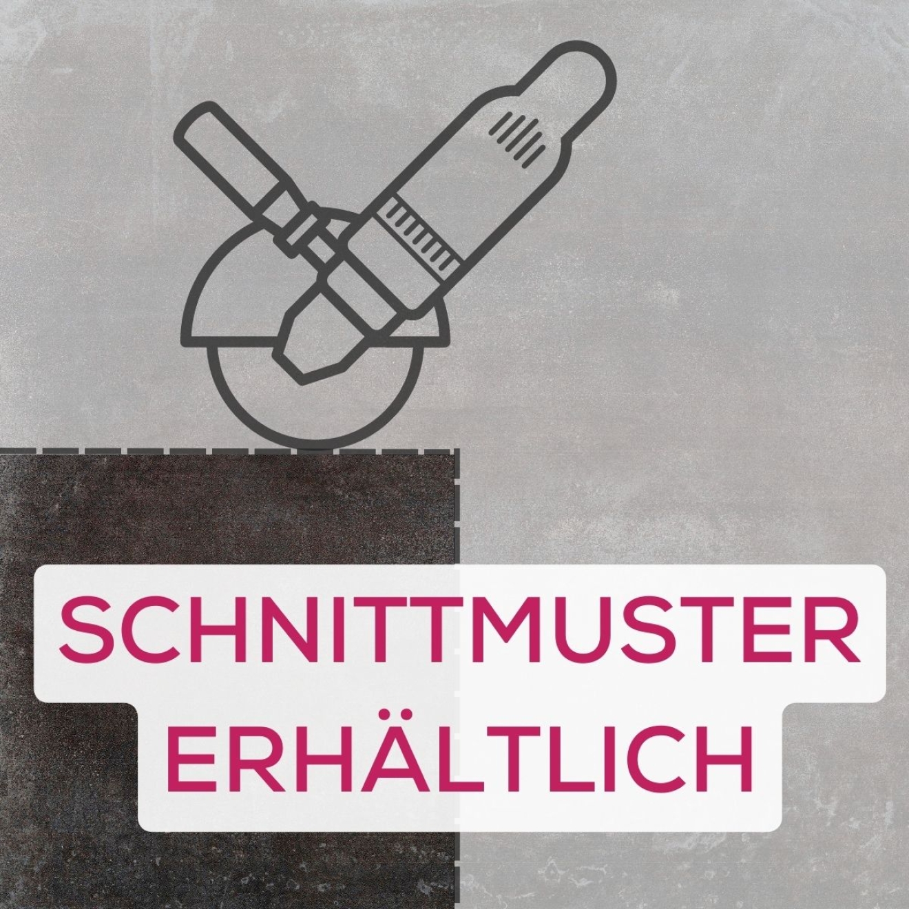 PrimeCollection HemiPLUS Outdoor Iron Terrassenplatte rektifiziert 80x80 cm