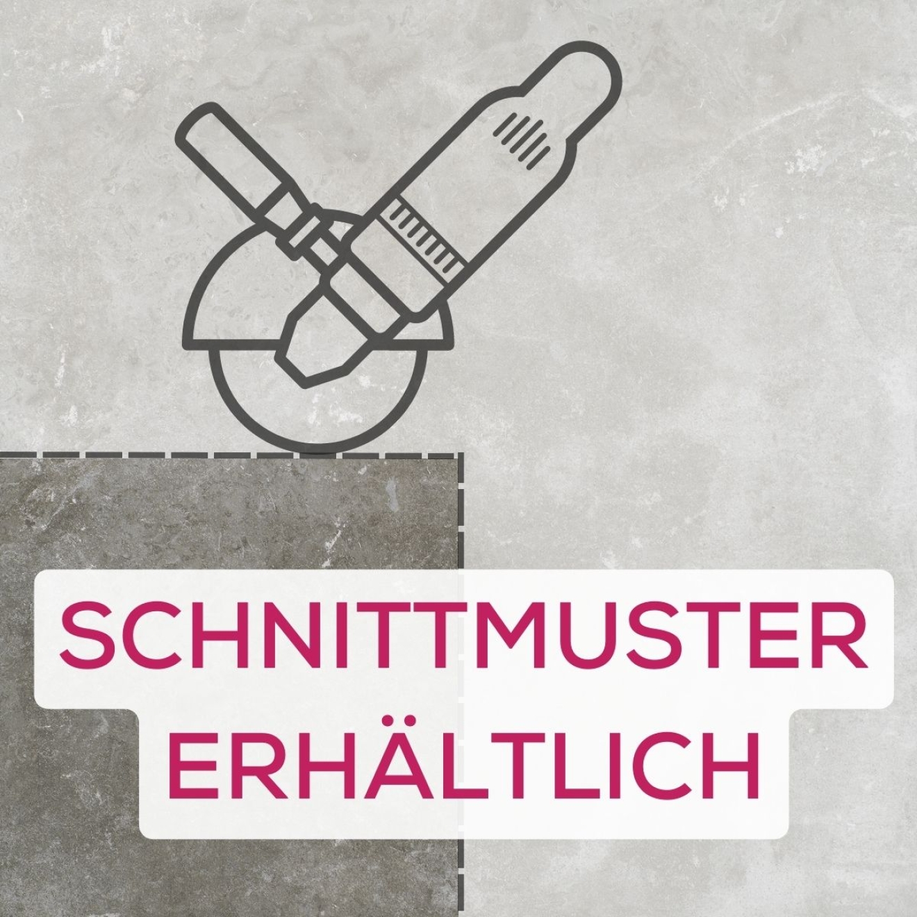 PrimeCollection Inverness Dunkel Grau Terrassenplatte 60x60 cm