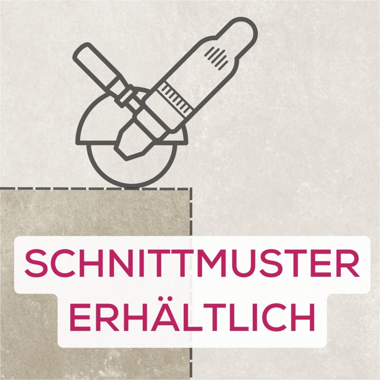 PrimeCollection Lavaredo Terrassenplatte Beige 120x120 cm