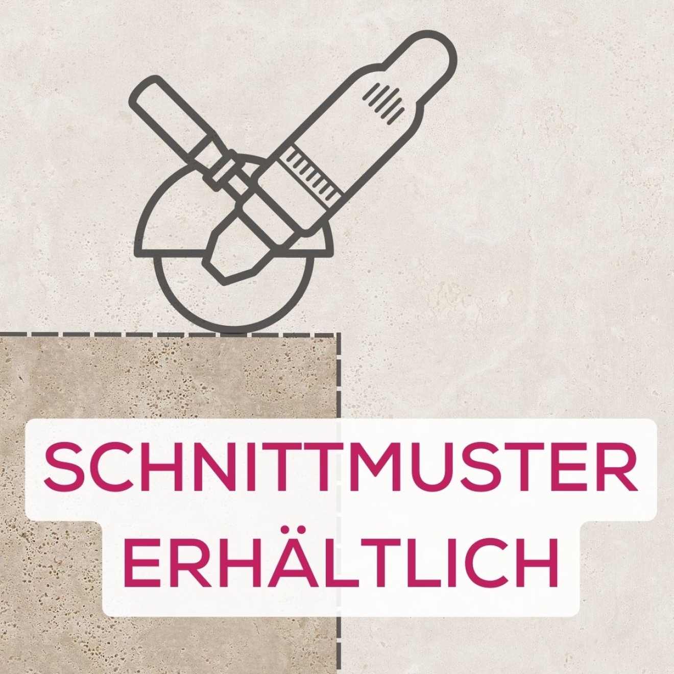 Flaviker Navona Terrassenplatte Honey Cross 60x60 cm - Stärke 20 mm