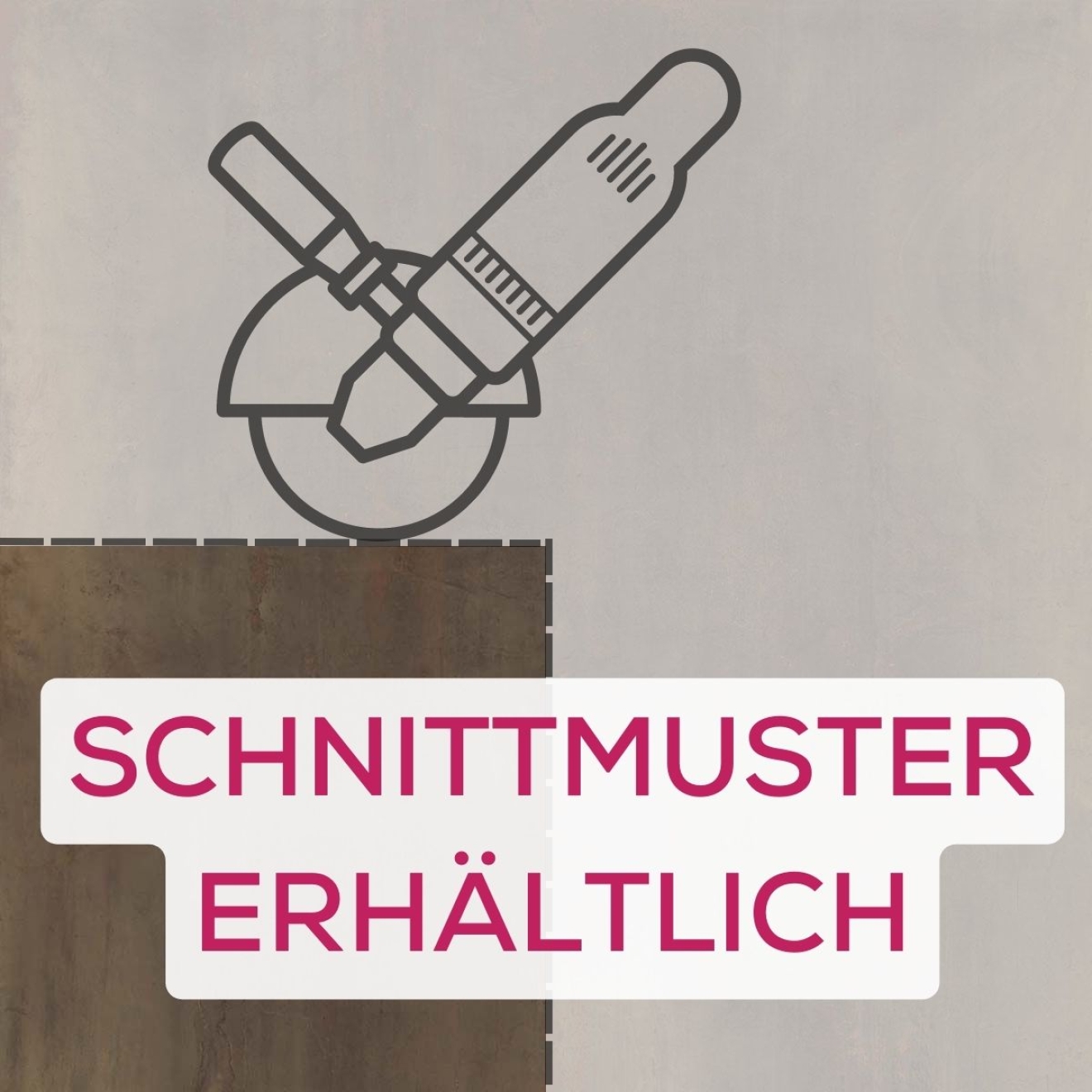 Flaviker Rebel Terrassenplatte Bronze 90x90 cm - Stärke: 20 mm