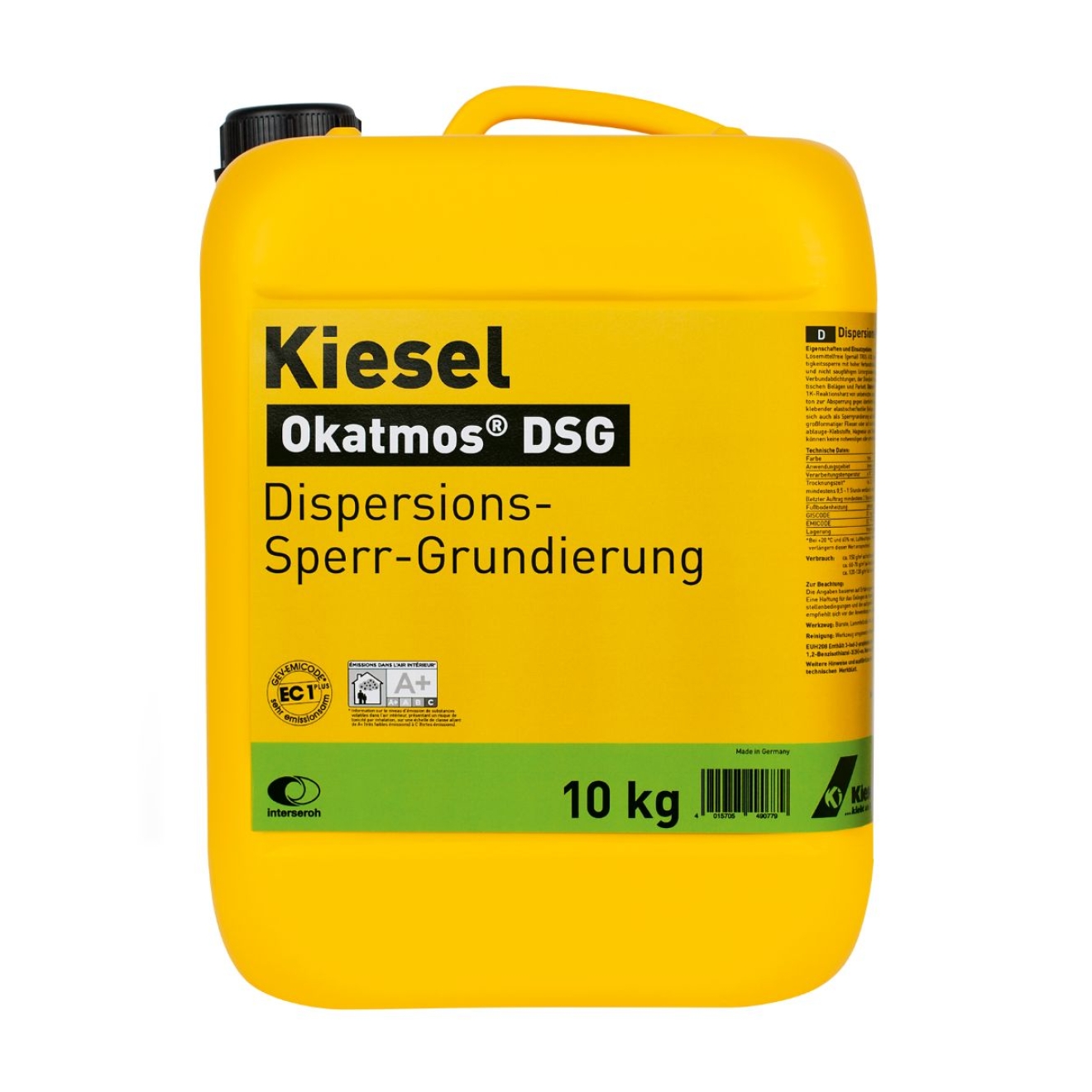 Kiesel Okatmos DSG Dispersions-Sperr-Grundierung 10 kg Kanister