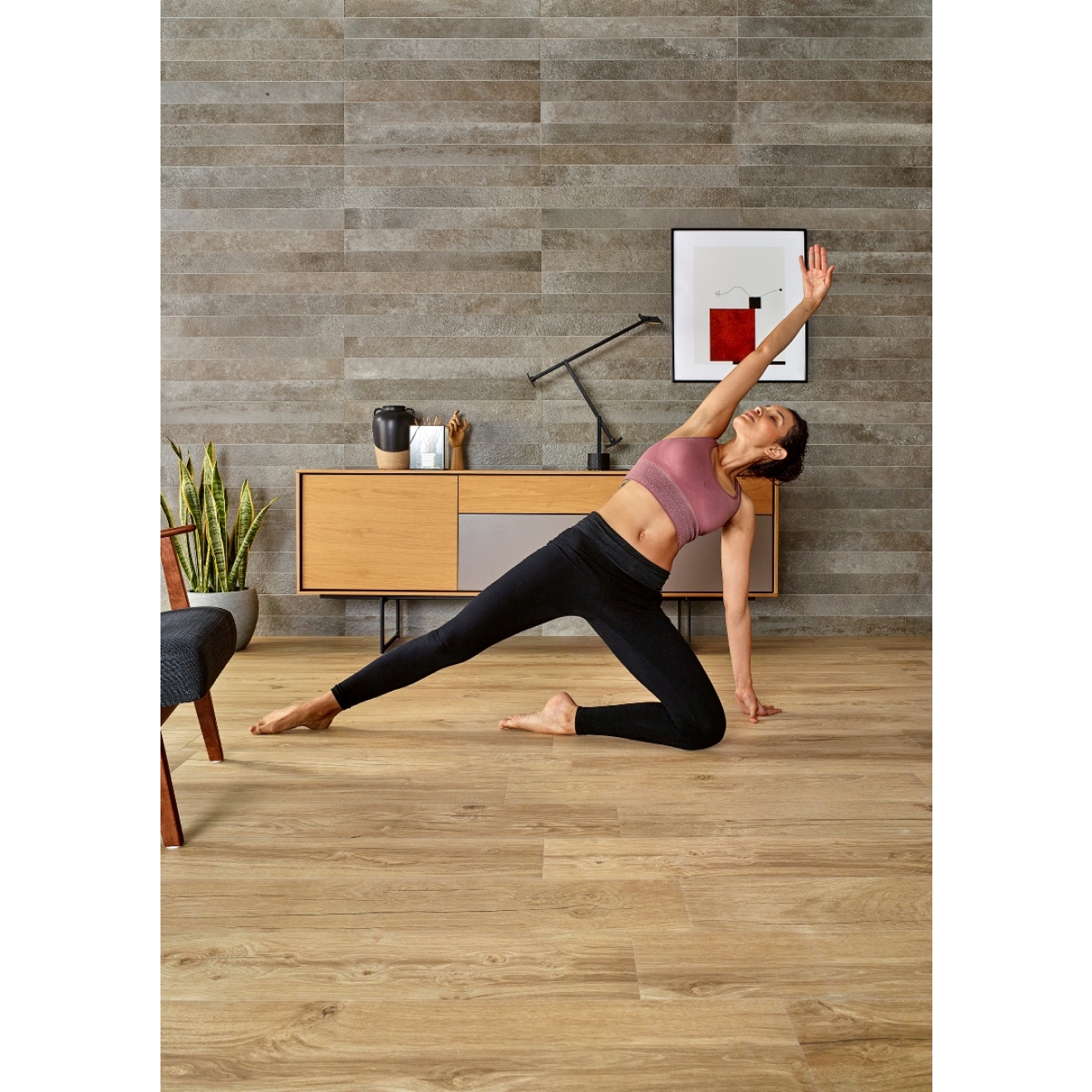 PrimeCollection Alegra Bodenfliese Dark Beige 20x100 cm