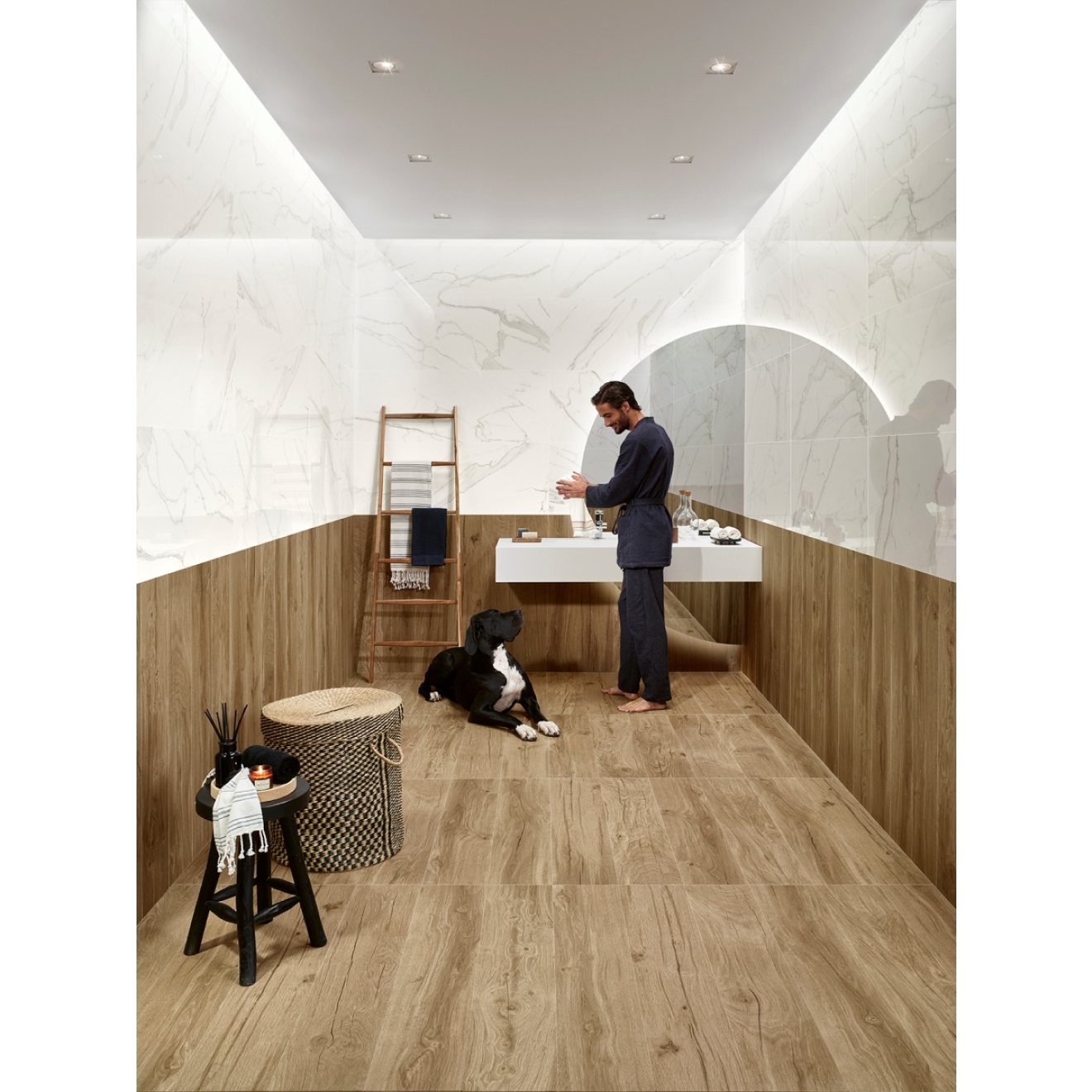 PrimeCollection Alegra Bodenfliese Tortora 20x100 cm