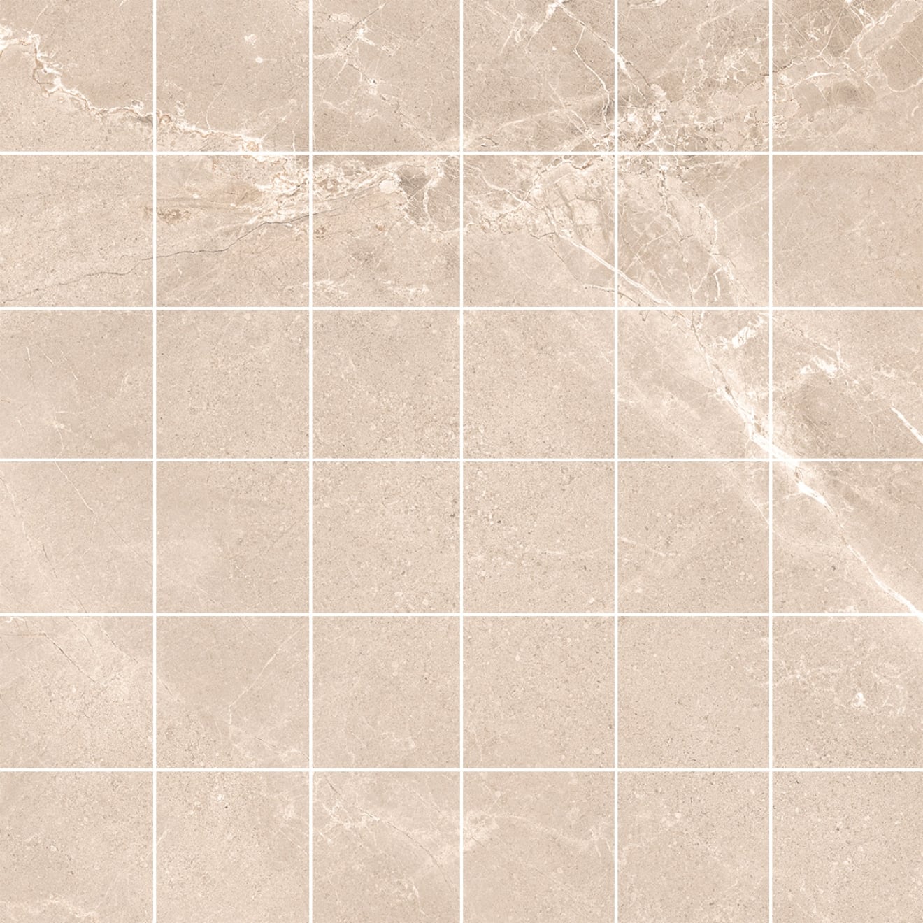 PrimeCollection Blend Mosaik 5x5 Tan 30x30 cm