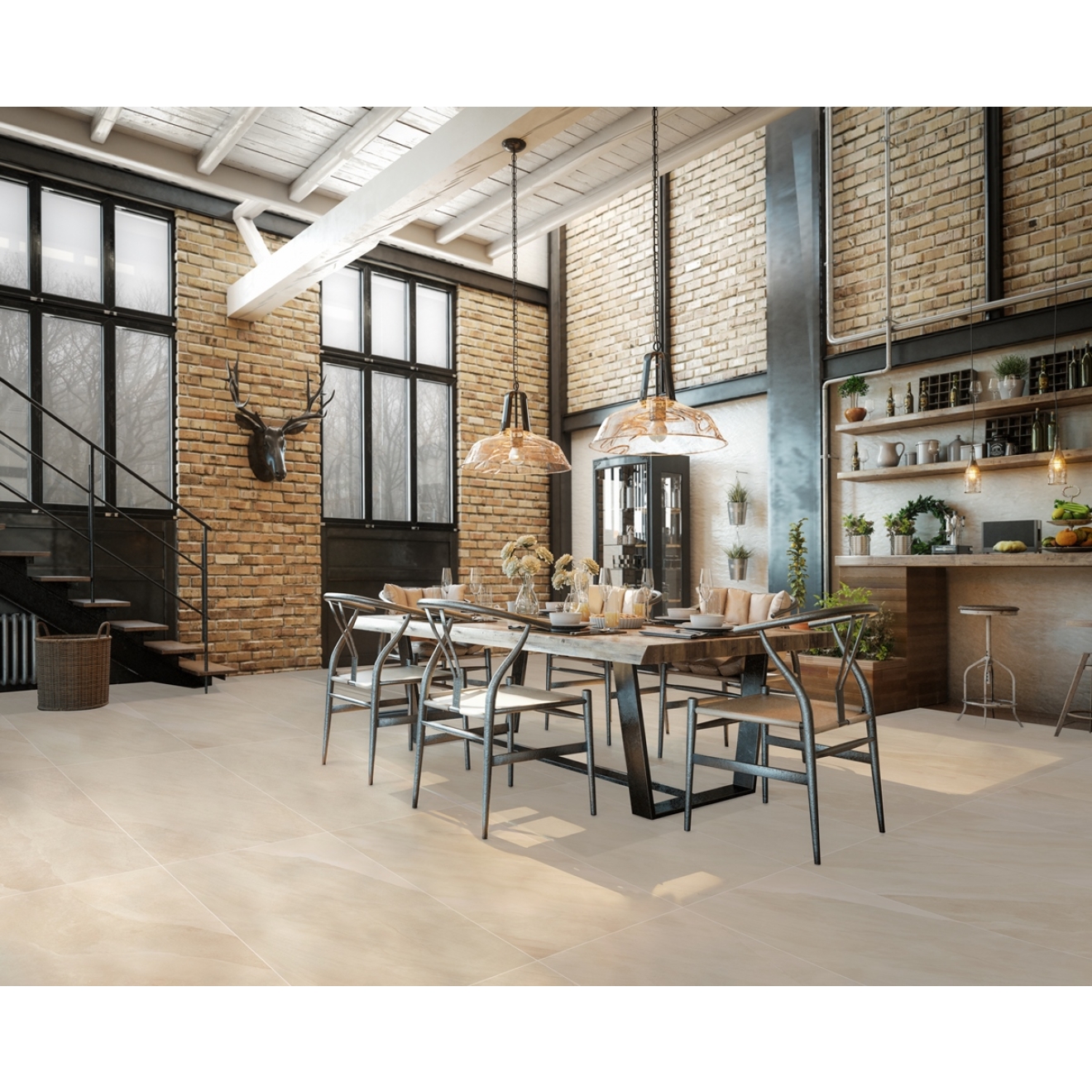 PrimeCollection Ocean Sand Boden- und Wandfliese 60x120 cm