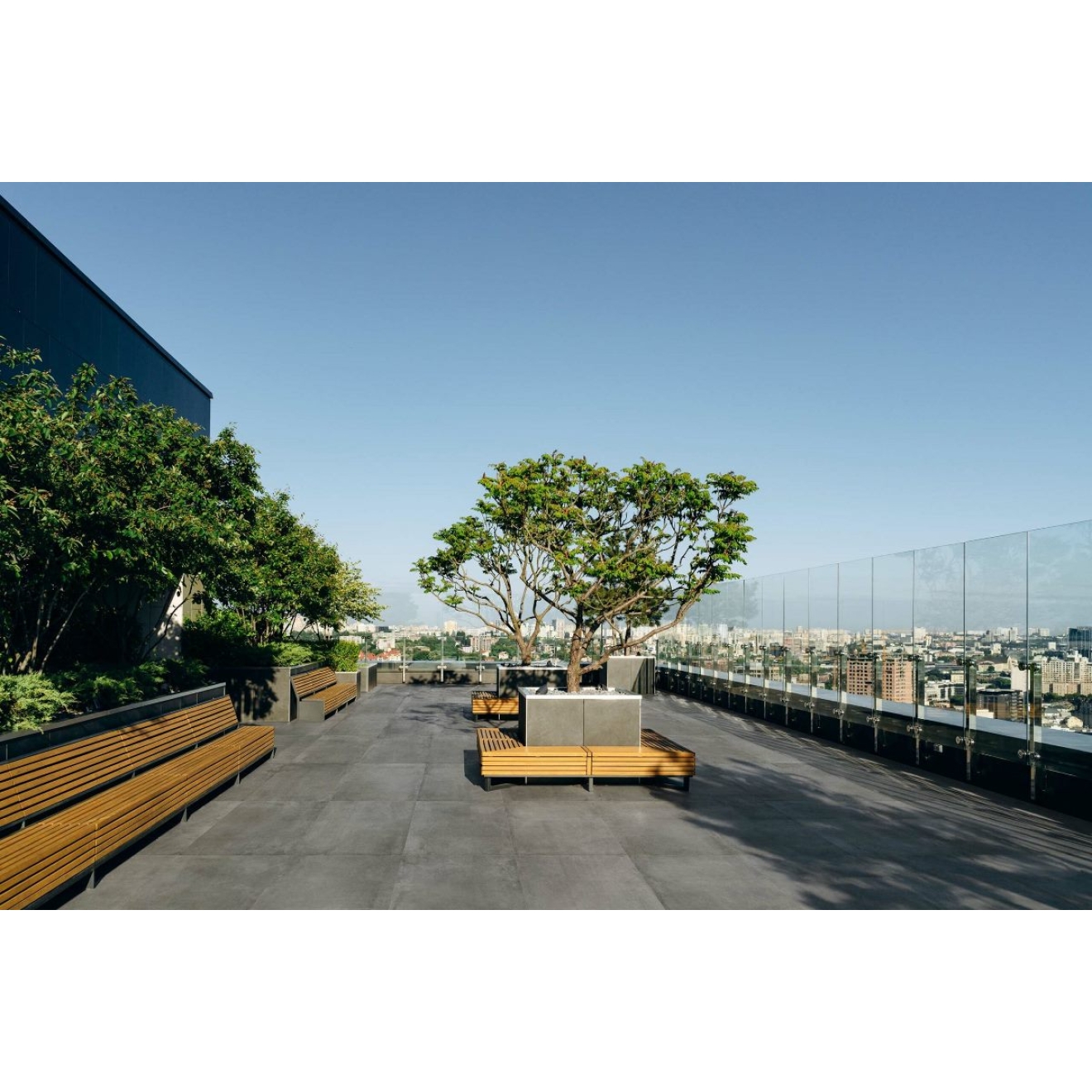 PrimeCollection UniPLUS Outdoor Carbon Terrassenplatte rektifiziert 60x60 cm