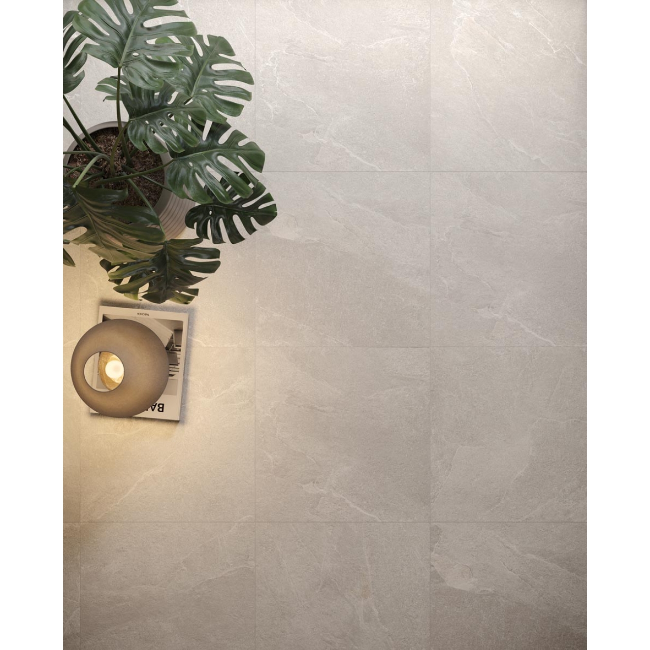 PrimeCollection ReShape Snow Boden- und Wandfliese 60x60 cm