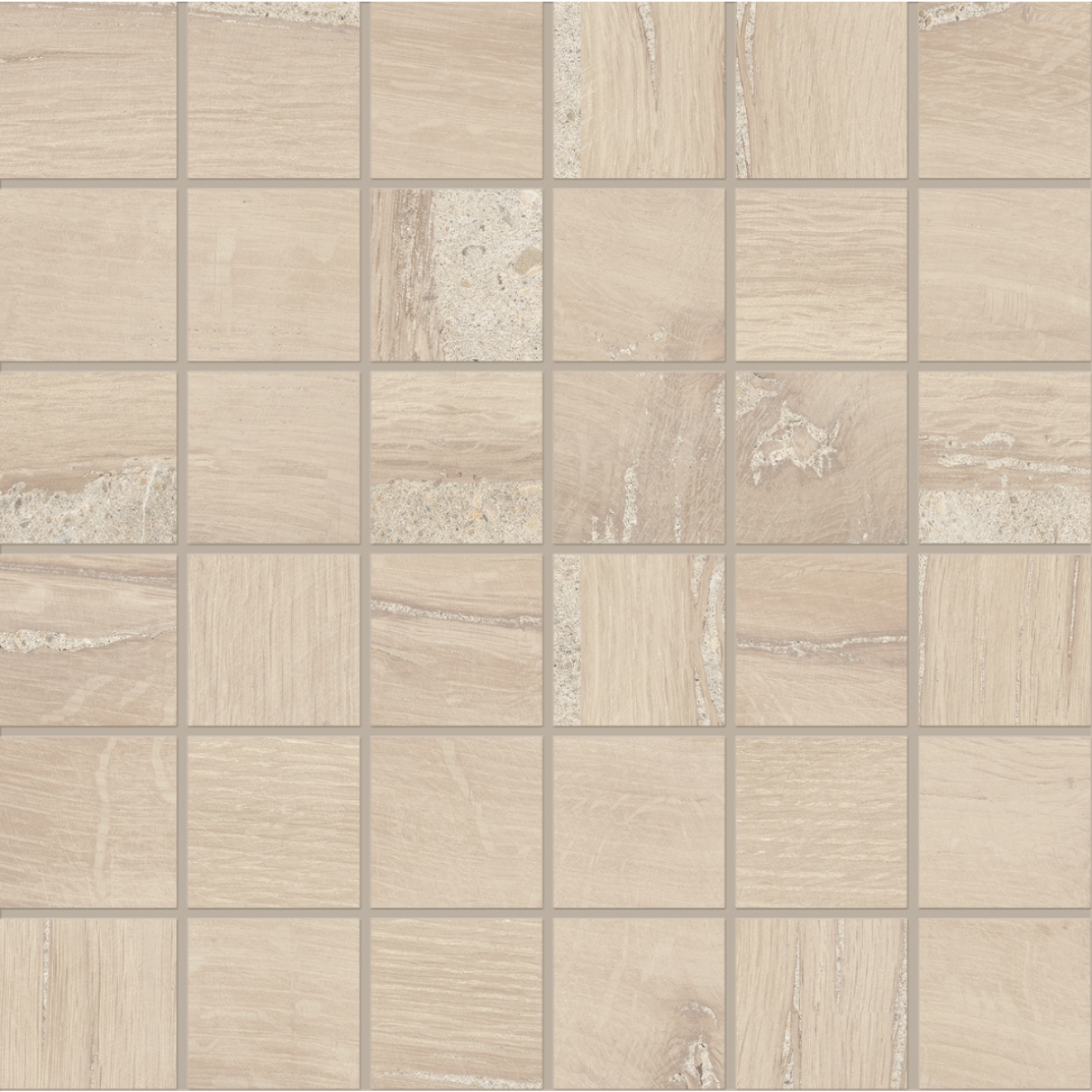 Provenza Alter Mosaik 5x5 Sbiancato Matte 30x30 cm