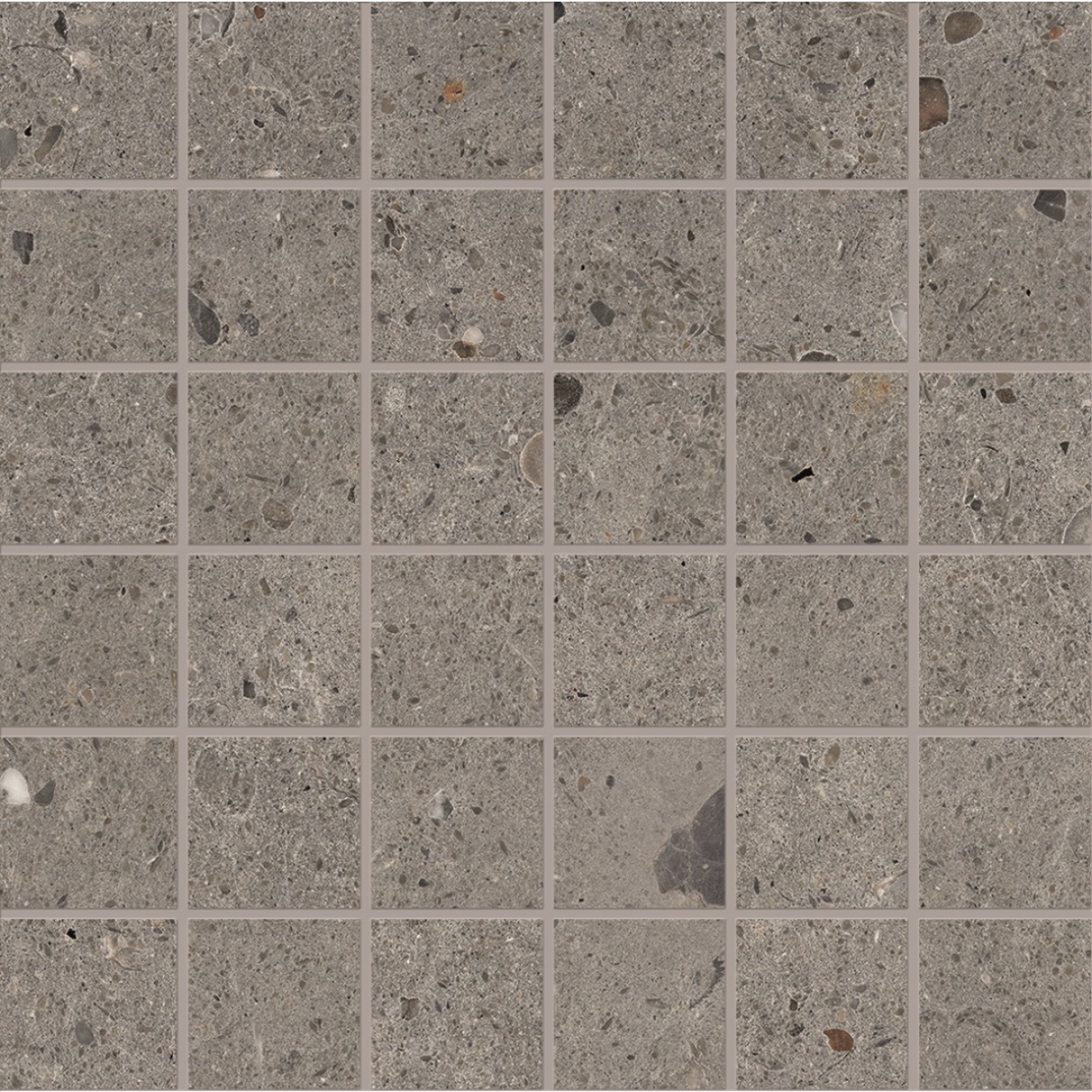 Provenza Ego Mosaik 5x5 Trame Grigio Scuro Matte 30x30 cm