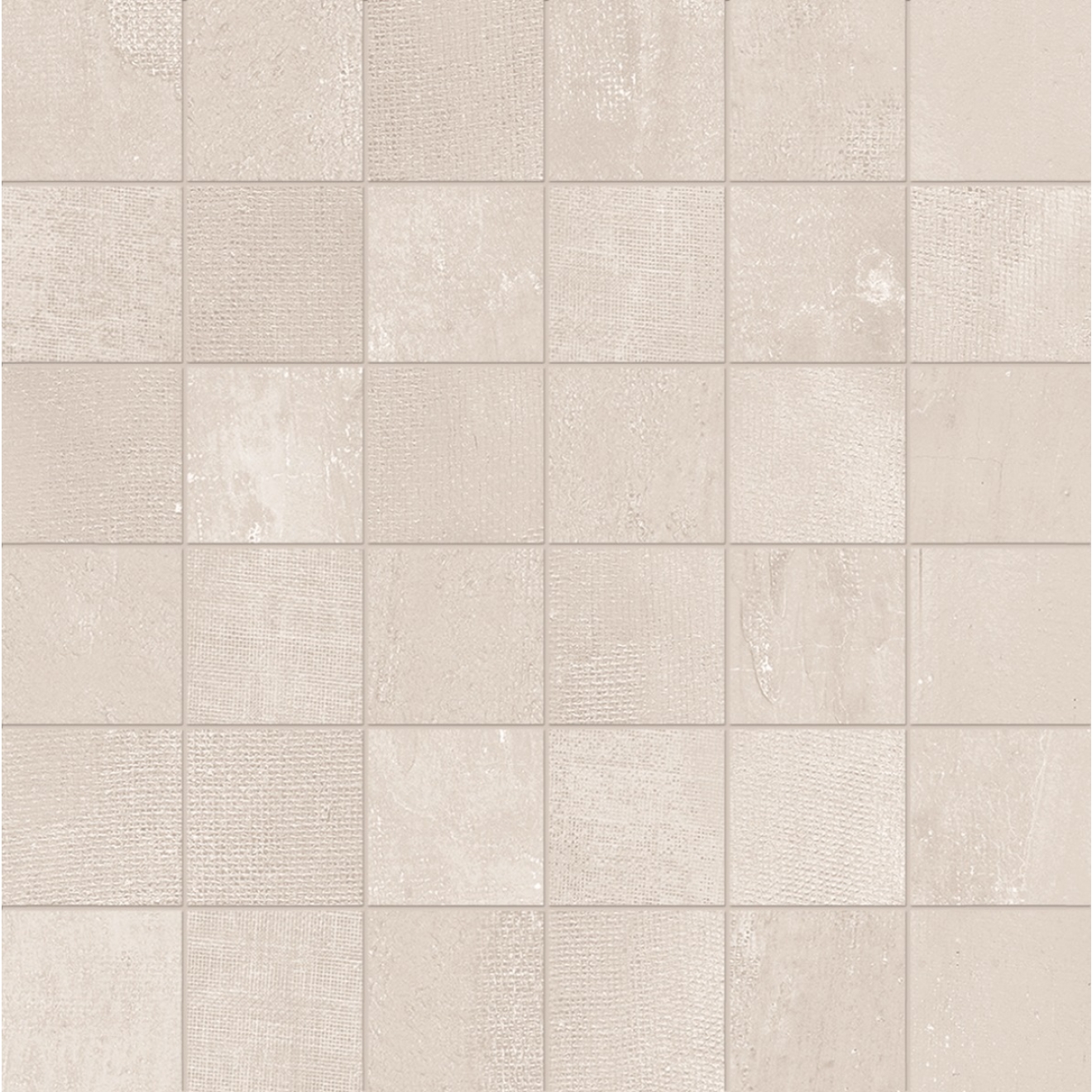 Provenza Gesso Natural White Mosaik 5x5 Matte 30x30 cm
