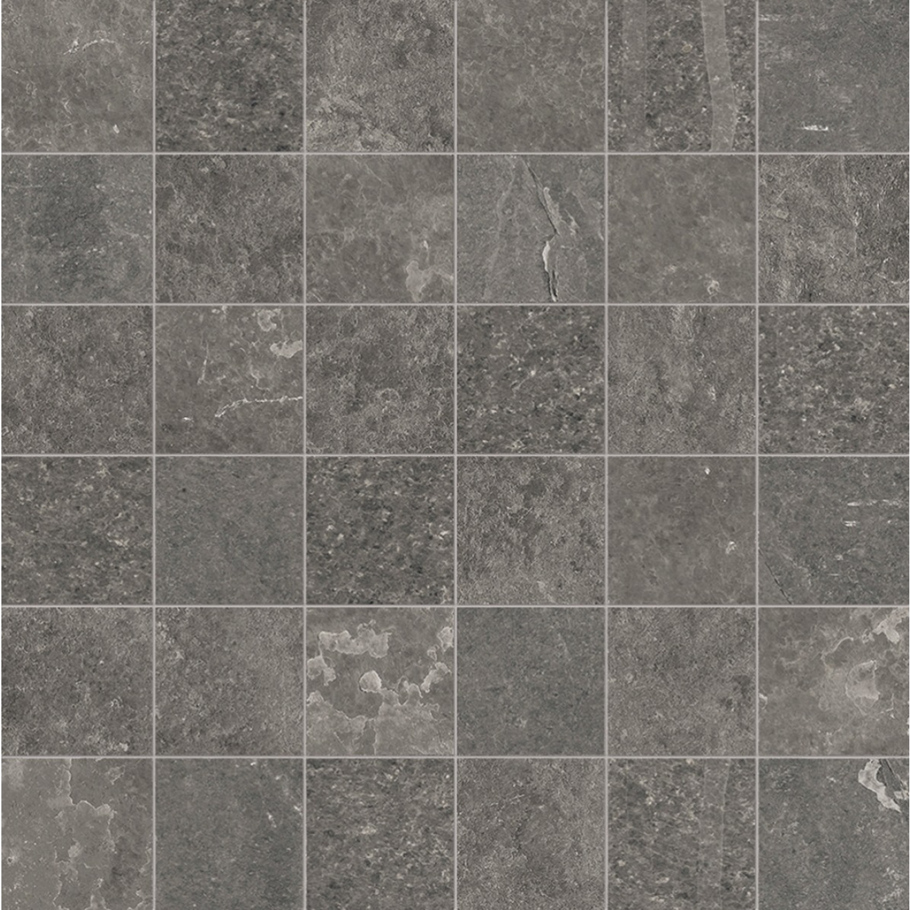 Provenza Groove Mosaik 5x5 Mistique Black Matte 30x30 cm