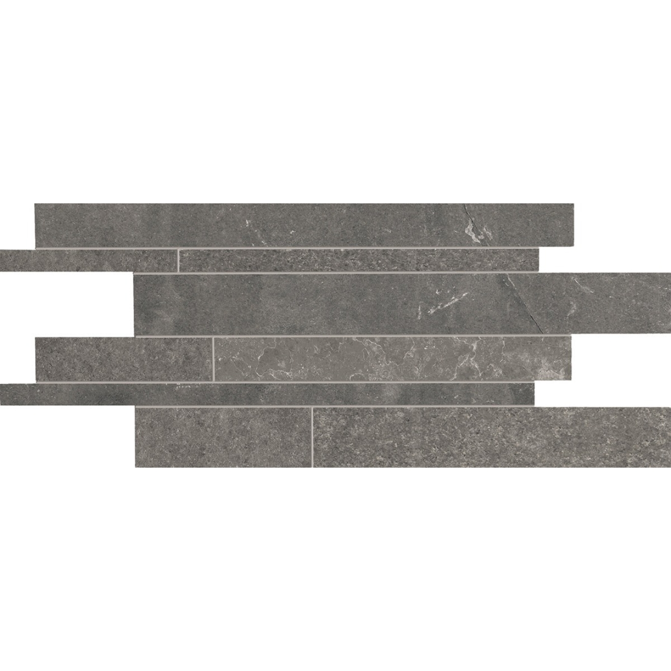 Provenza Groove Listello Mistique Black Matte 30x60 cm