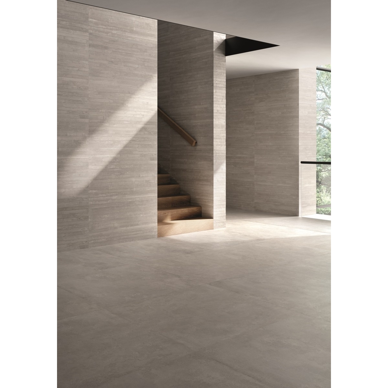 Provenza Re-Play Concrete Boden- und Wandfliese Grey Cassaforma Flat 60x120 cm