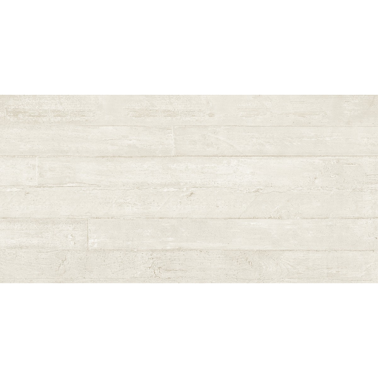 Provenza Re-Play Concrete Boden- und Wandfliese White Cassaforma Flat 30x60 cm