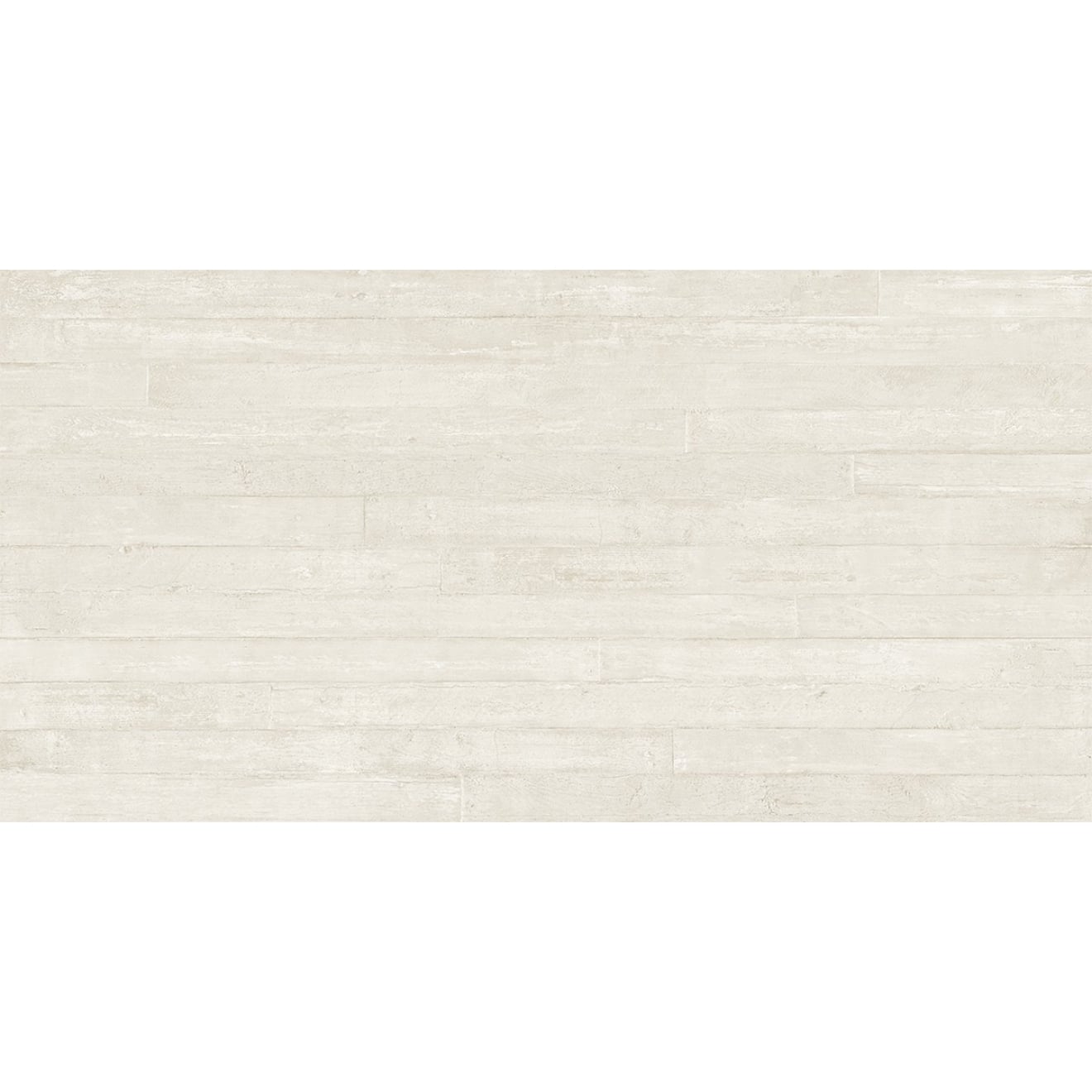 Provenza Re-Play Concrete Boden- und Wandfliese White Cassaforma Flat 60x120 cm
