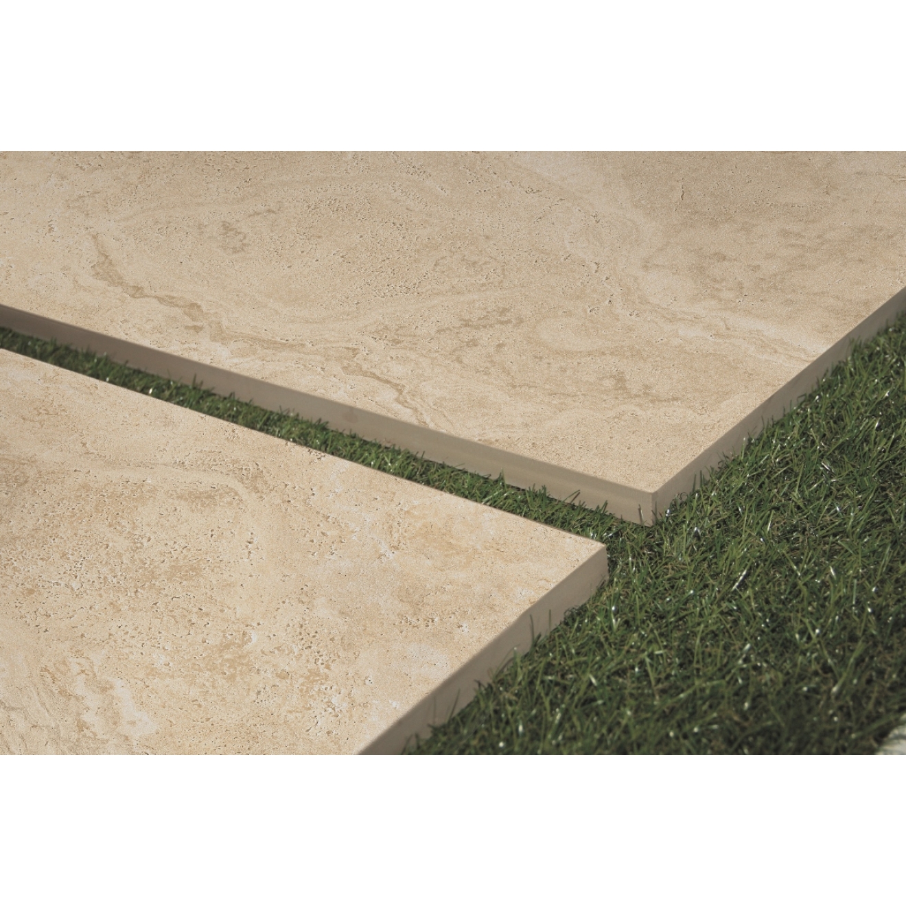 Provenza Unique Travertine Cream Minimal Terrassenplatte 60x120 cm