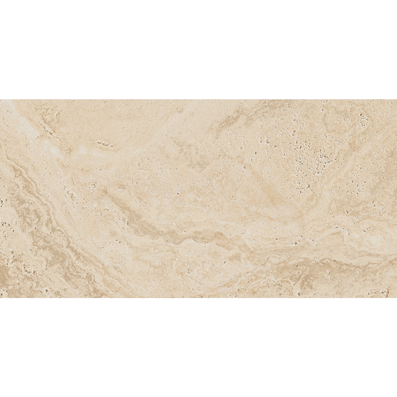 Provenza Unique Travertine Boden- und Wandfliese Cream Minimal matt 30x60 cm