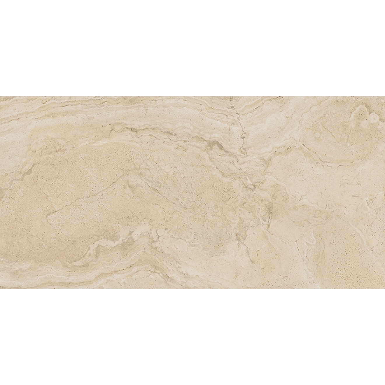 Provenza Unique Travertine Boden- und Wandfliese Cream Minimal Lappato Antique 60x120 cm