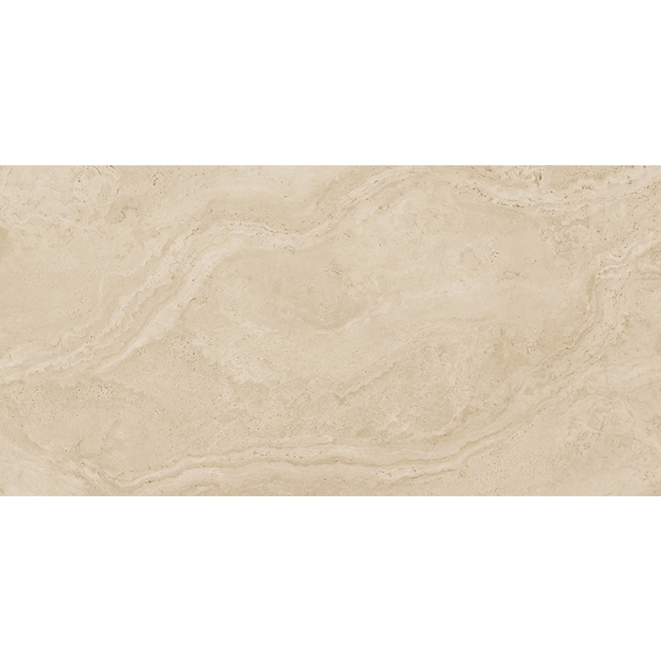 Provenza Unique Travertine Boden- und Wandfliese Cream Minimal matt 90x180 cm