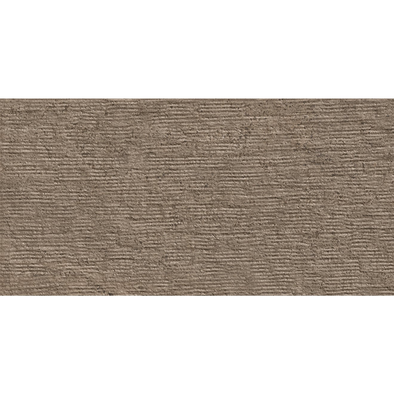 Provenza Unique Travertine Wandfliese Chocolate Ruled matt strukturiert 30x60 cm