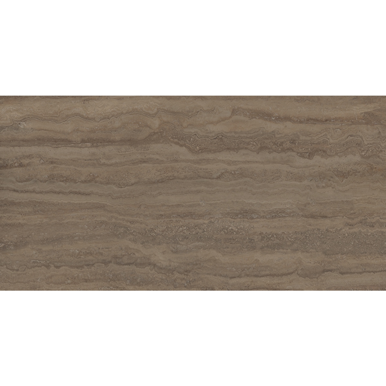 Provenza Unique Travertine Boden- und Wandfliese Chocolate Vein Cut glänzend 60x120 cm