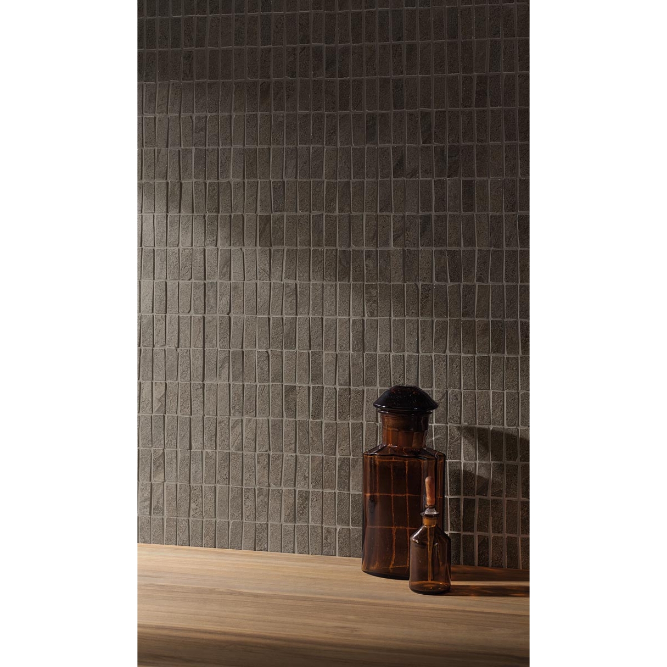 Provenza Pietra di Orosei Grigio Bruciato Mosaik Muru matt SilkTech 29,3x29,3 cm