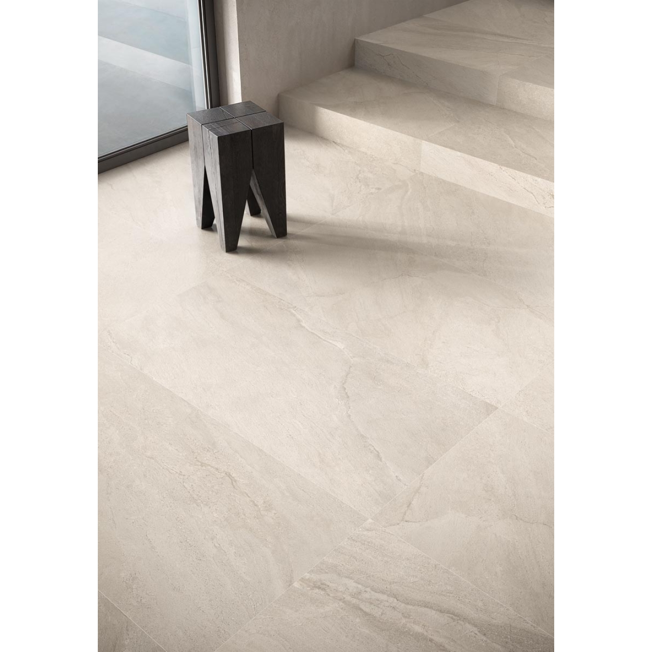 Provenza Pietra di Orosei Grigio Conchiglia Boden- und Wandfliese matt SilkTech 60x60 cm