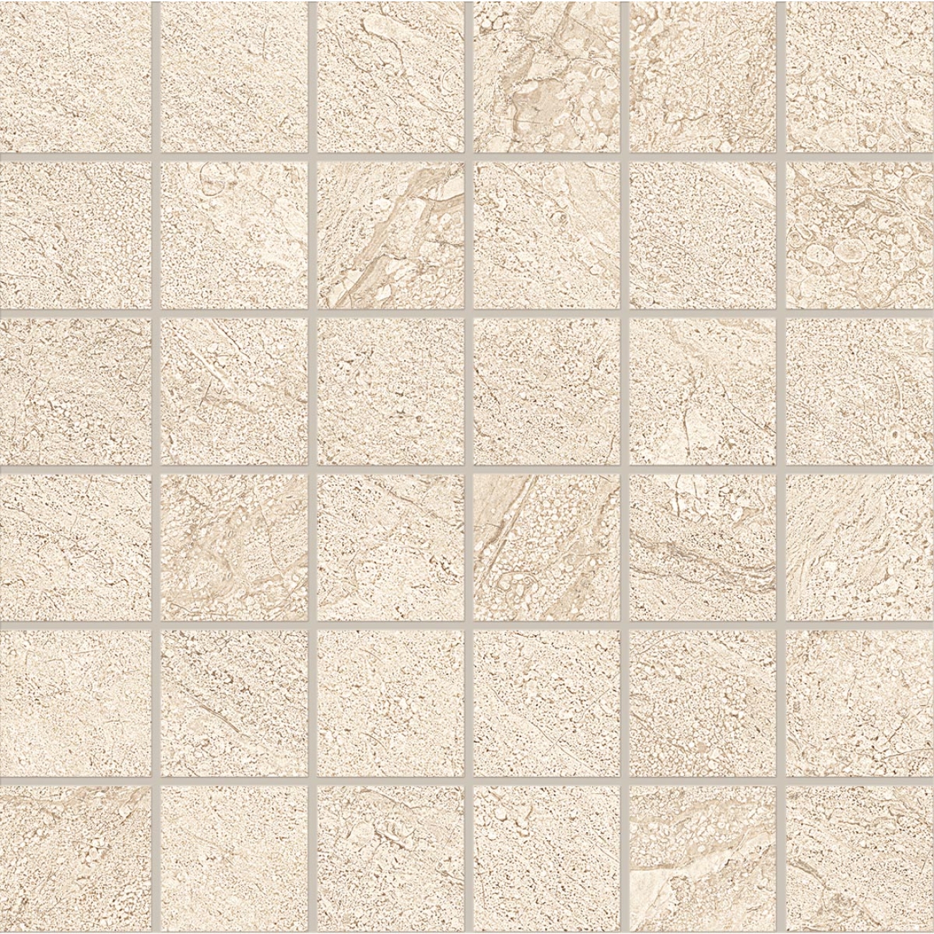 Provenza Pietra di Orosei Corda Mosaik 5x5 matt SilkTech 30x30 cm