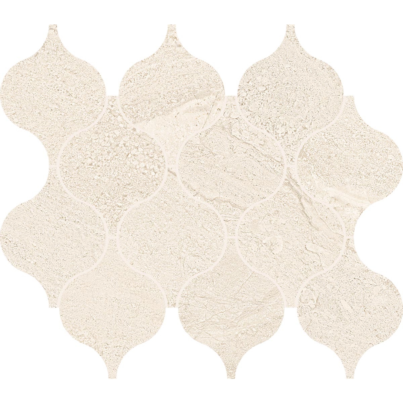 Provenza Pietra di Orosei Perla Mosaik Provenzale matt SilkTech 29,2x33,2 cm