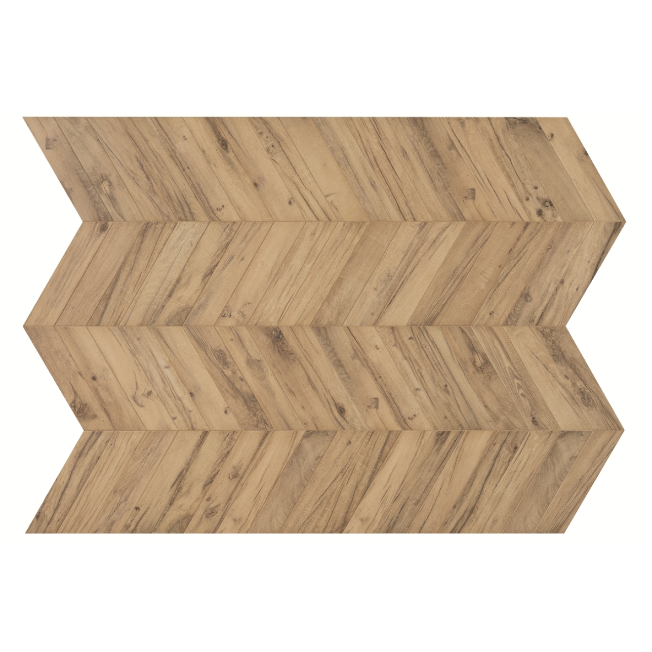 Provenza Revival Boden- und Wandfliese Chevron Biondo 11x54 cm